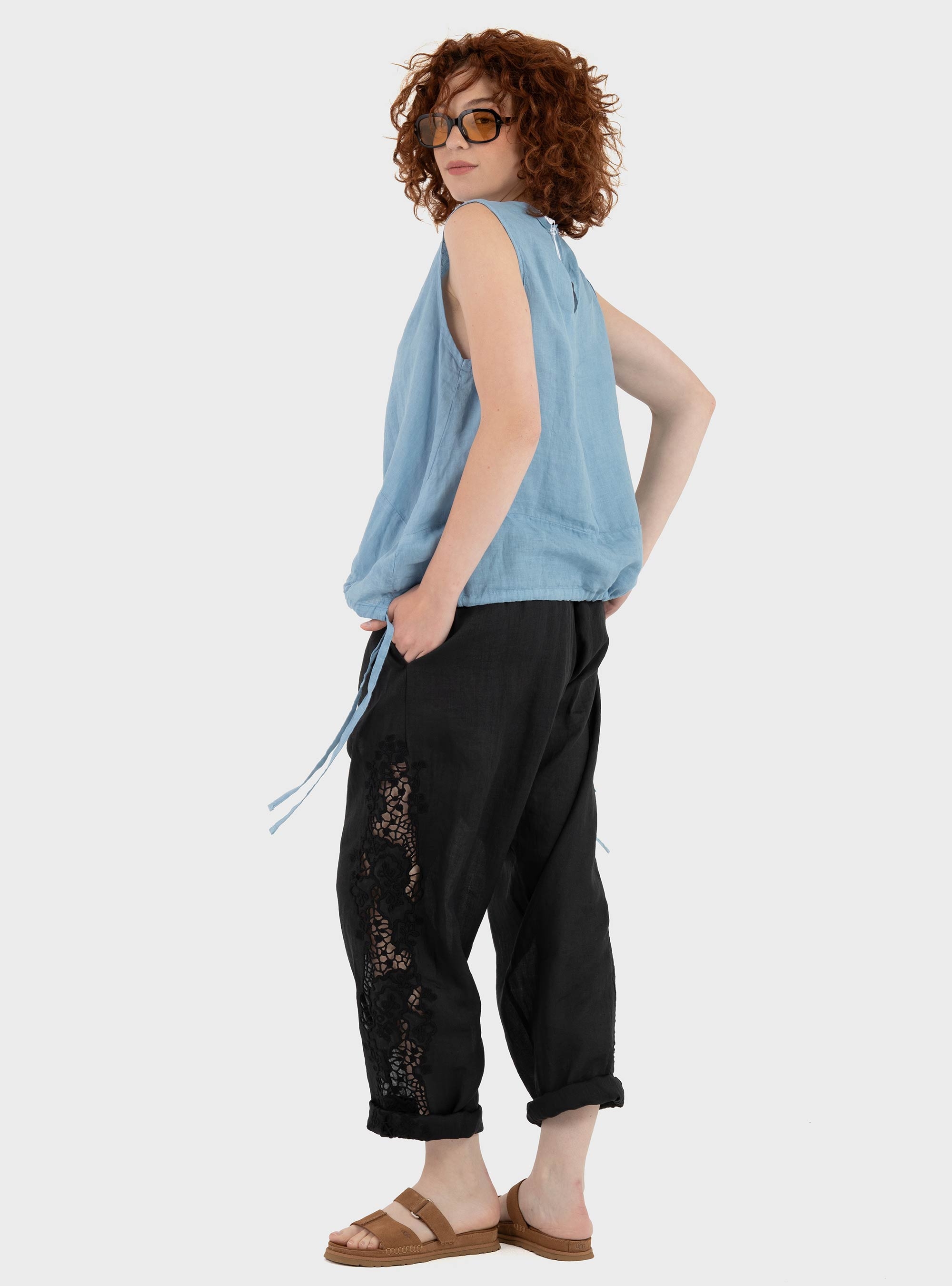 BOSS Regular-Fit Trousers C_Trika - Black