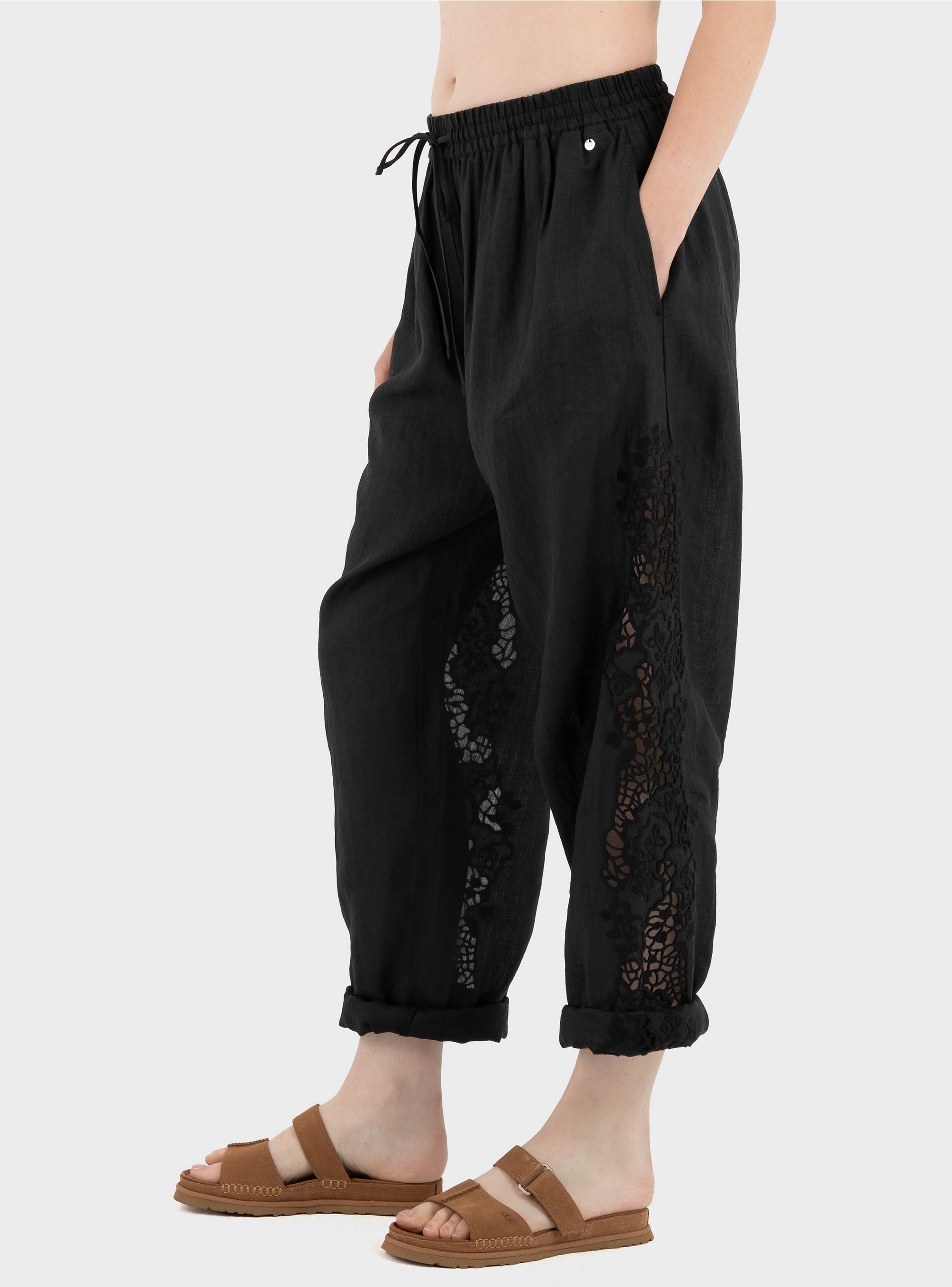 BOSS Regular-Fit Trousers C_Trika - Black
