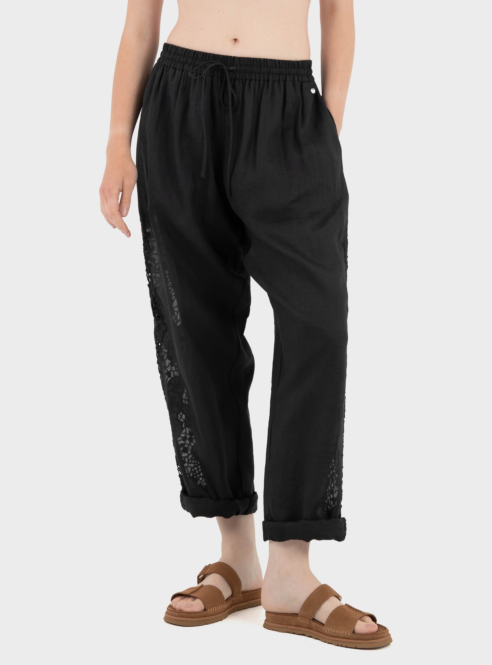 BOSS Regular-Fit Trousers C_Trika - Black