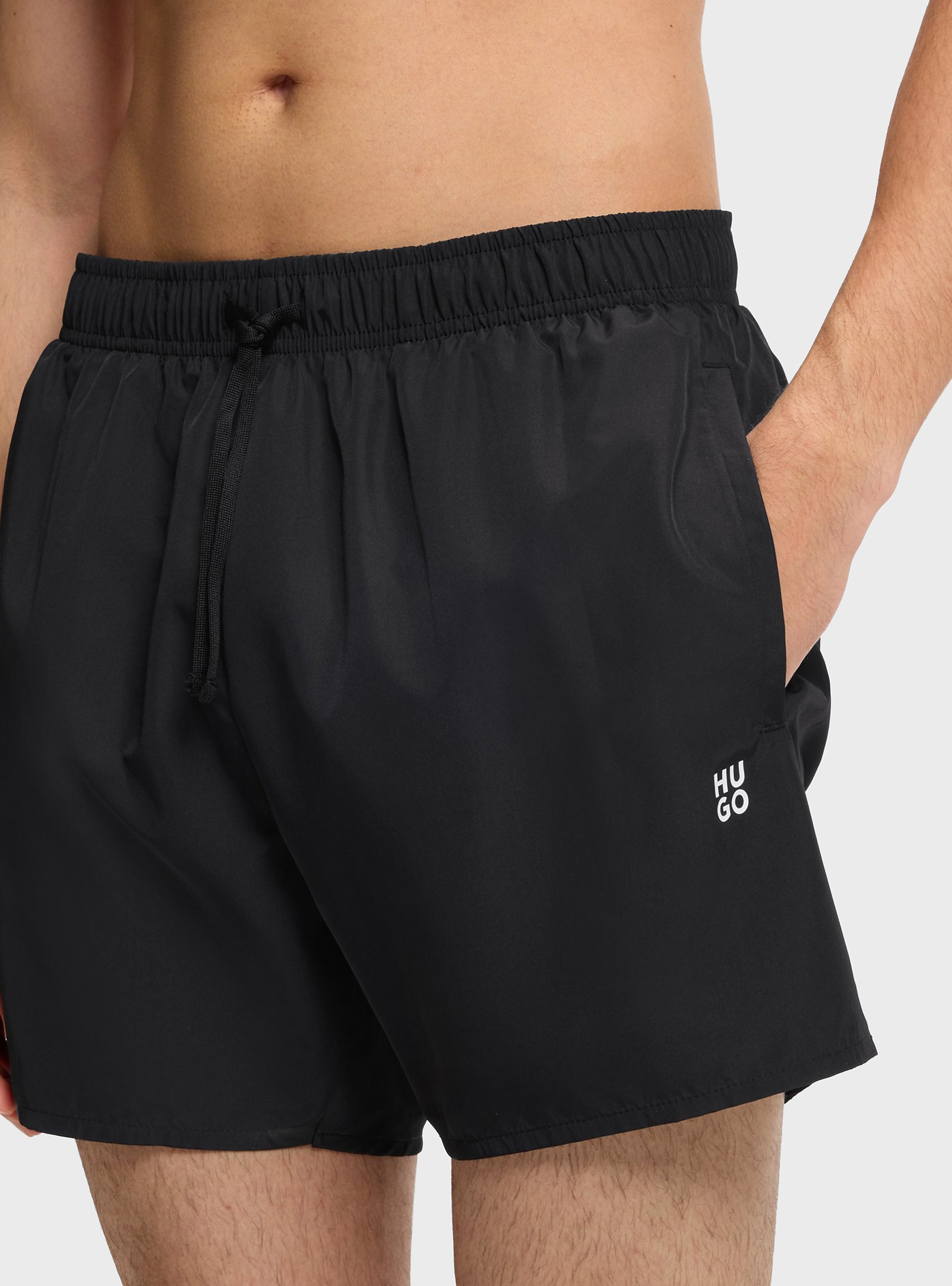 HUGO Swim Shorts, Beach Towel And Bag Set  CRUISE Y - Black