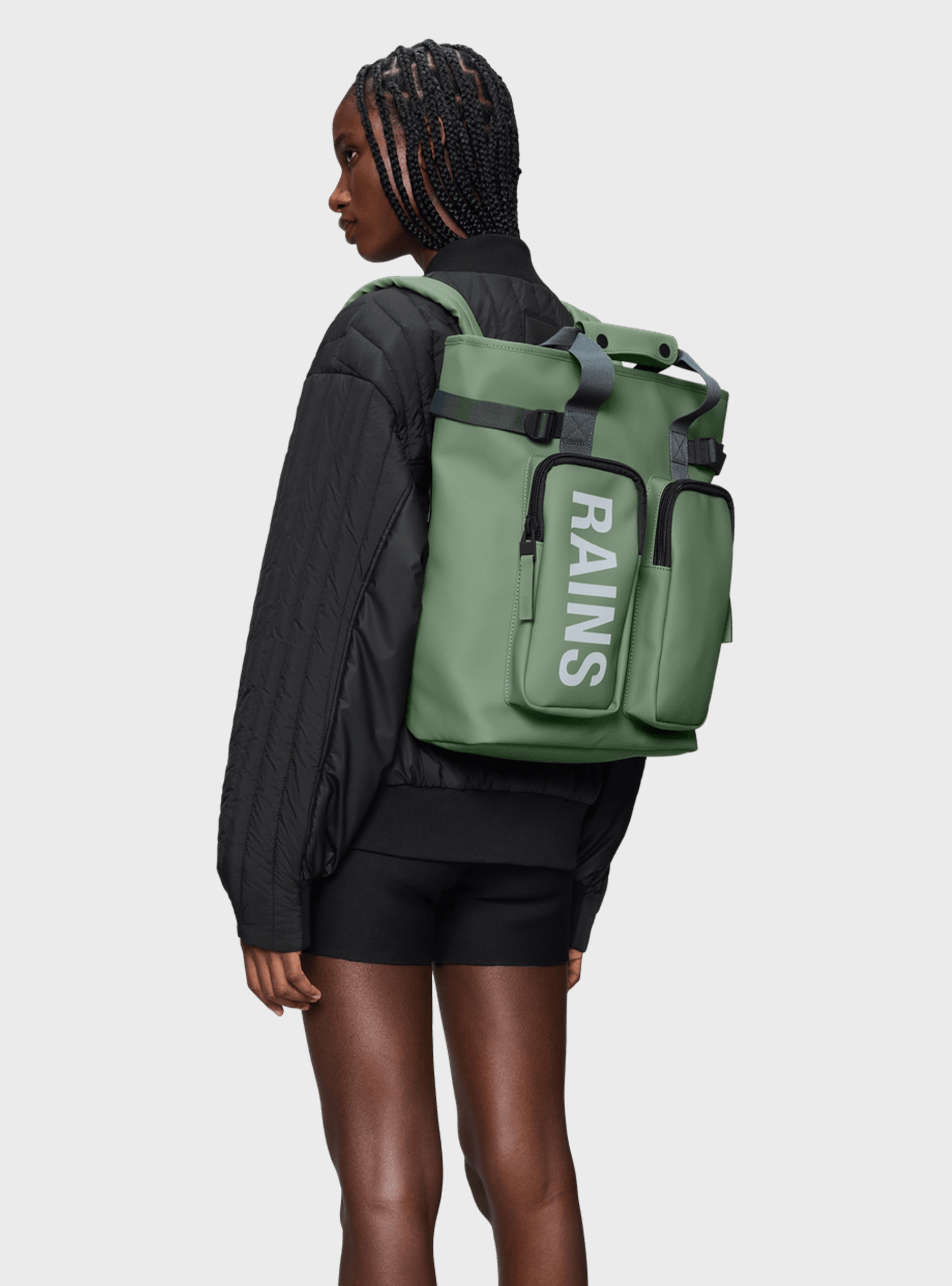 Rains Texel Tote Backpack - Green