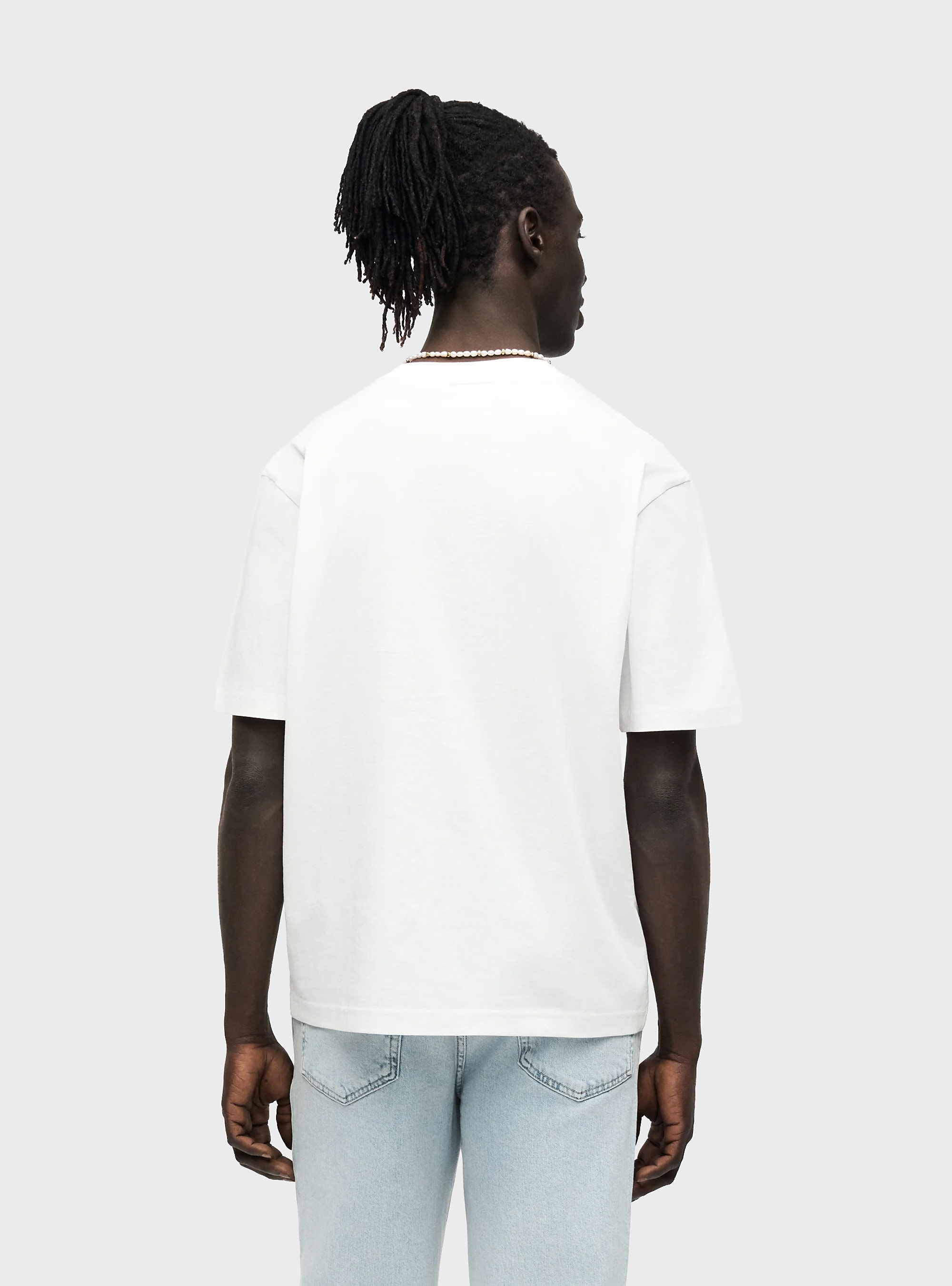 HUGO Cotton-Jersey T-Shirt With Happy Hugo Logo  Norizom - White