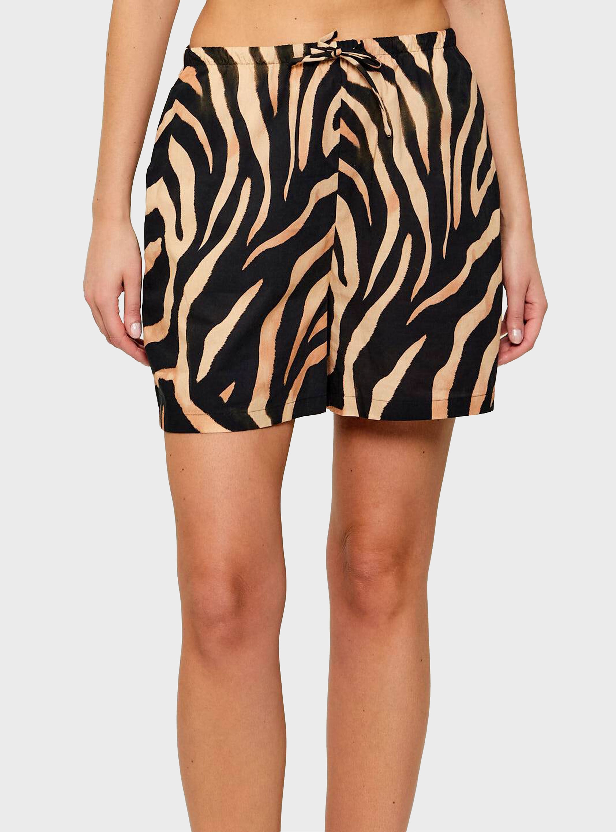 HUGO Relaxed-Fit Shorts Haslala-1 - Animal Print