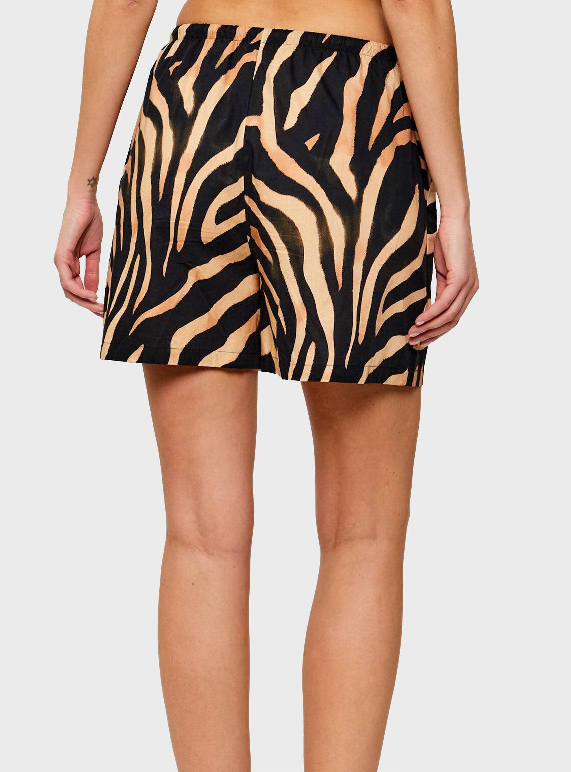 HUGO Relaxed-Fit Shorts Haslala-1 - Animal Print