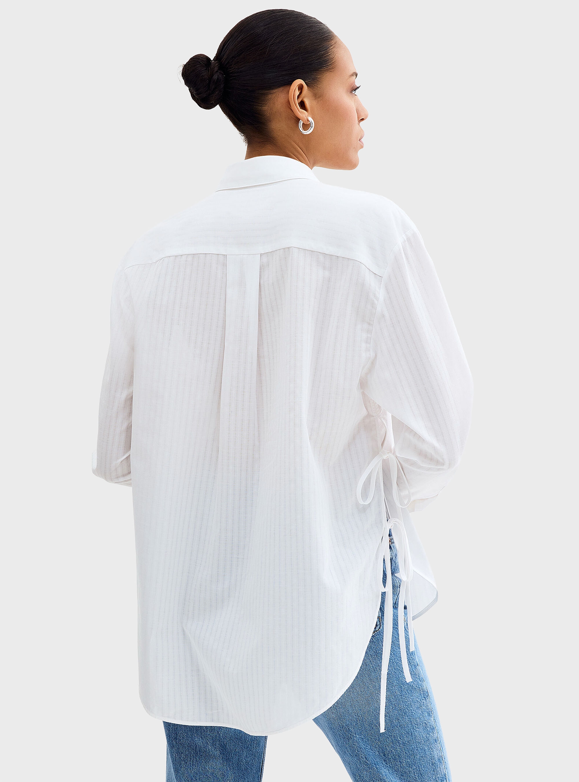 HUGO Relaxed-Fit Shirt Erigeron - White