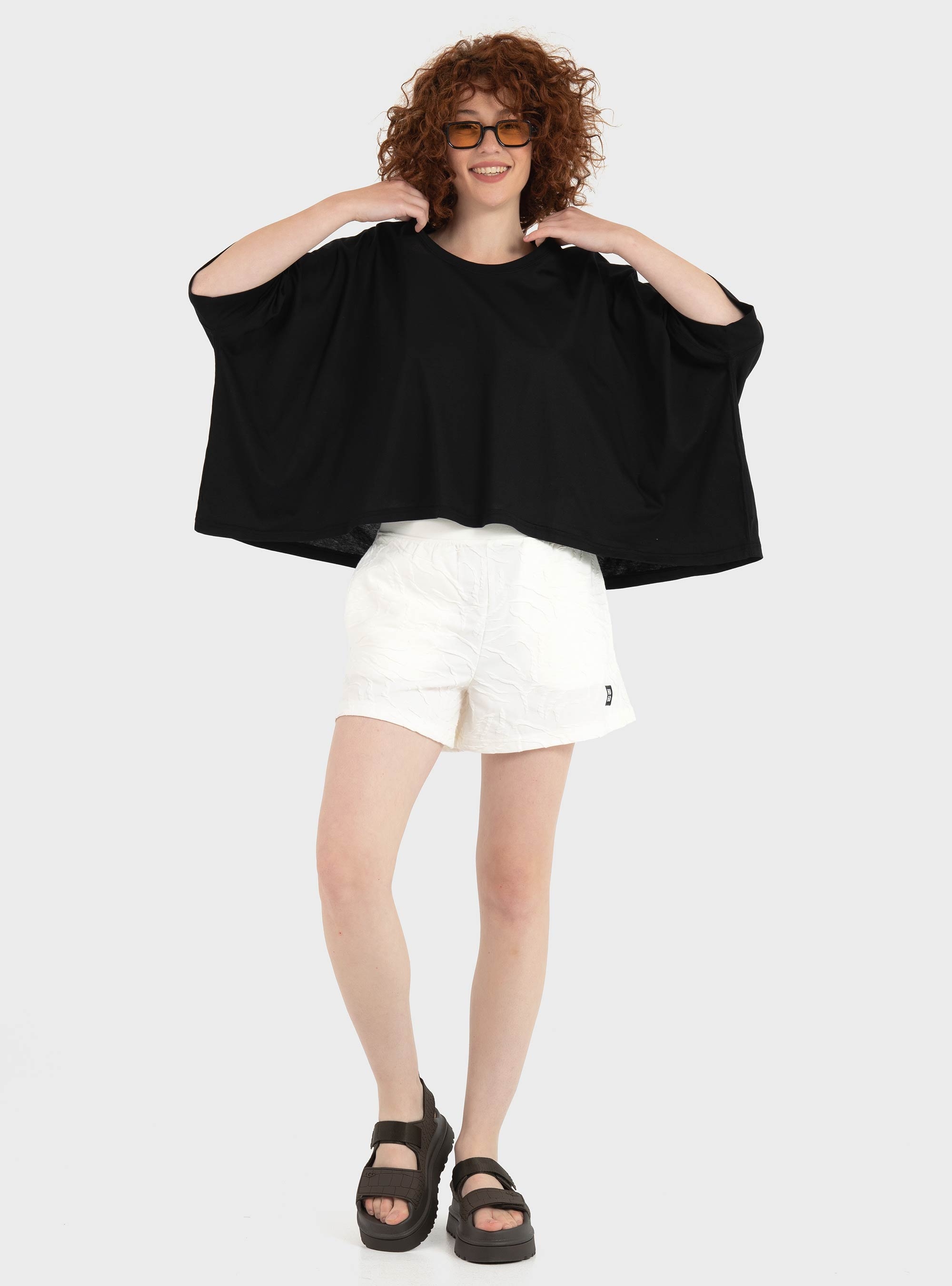 HUGO Lounge Shorts ZEB_short - Off White