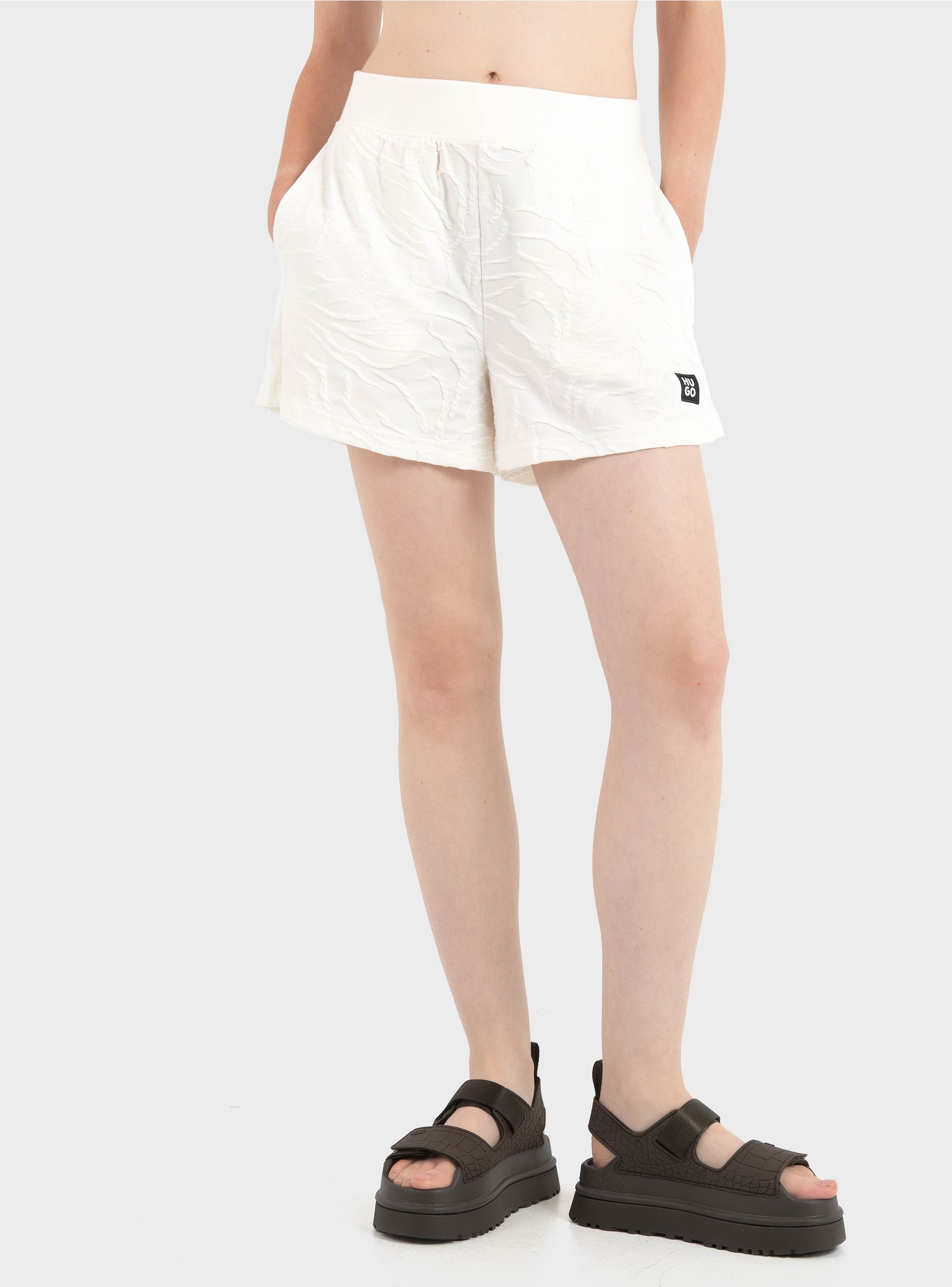 HUGO Lounge Shorts ZEB_short - Off White