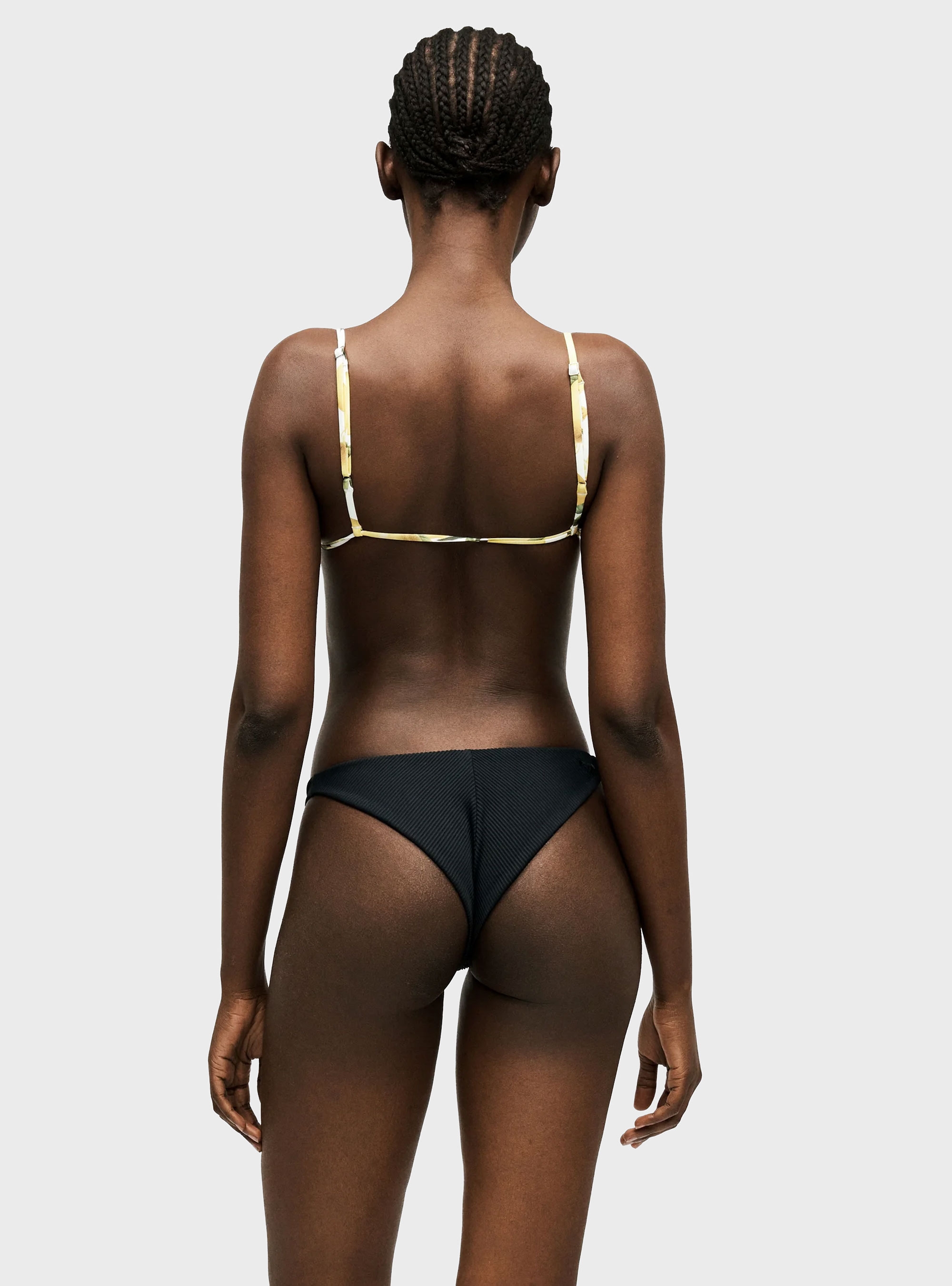 HUGO Bikini Triangle Top FANCY - Yellow