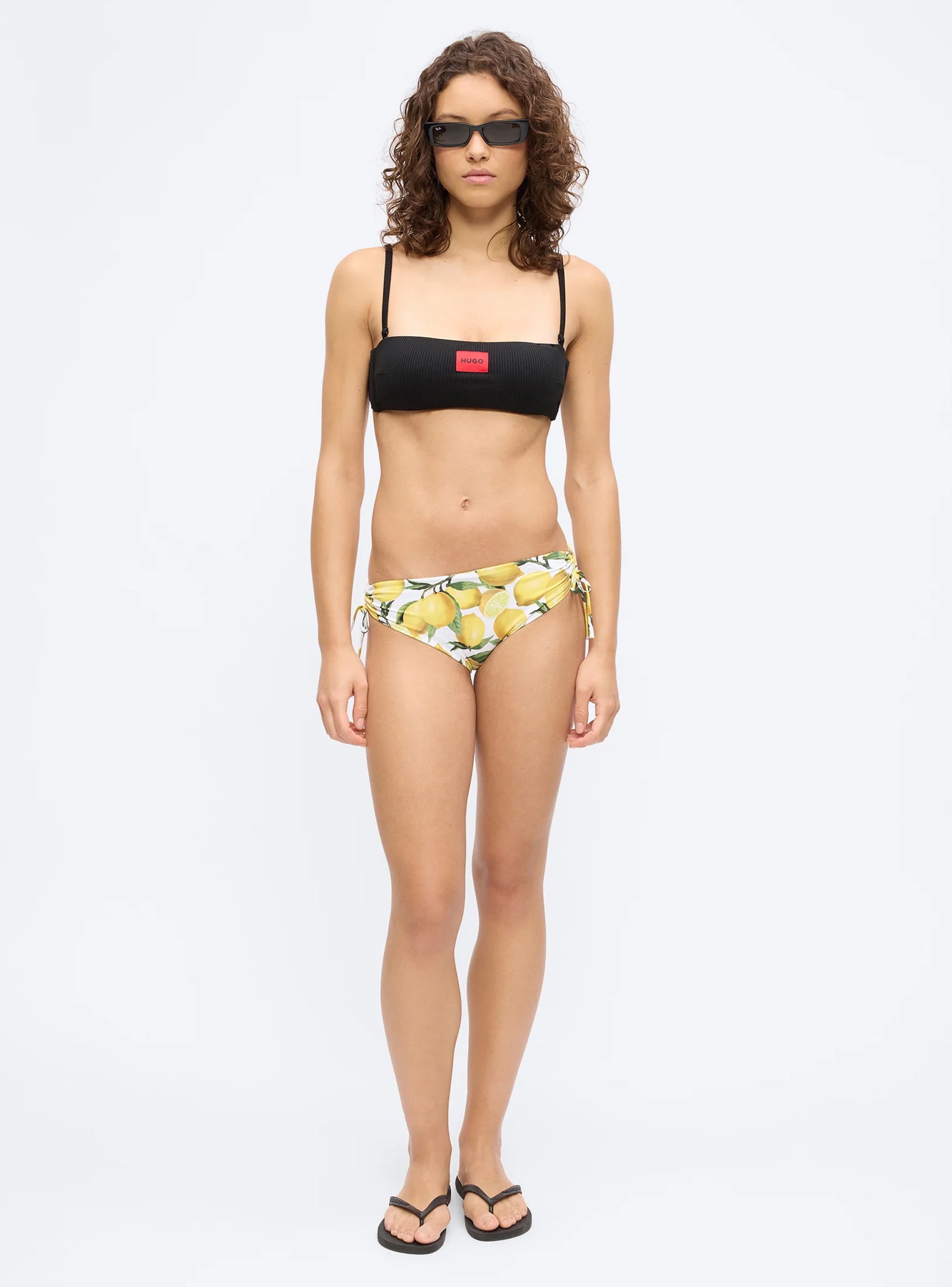 HUGO Classic Bikini Bottoms FANCY - Yellow