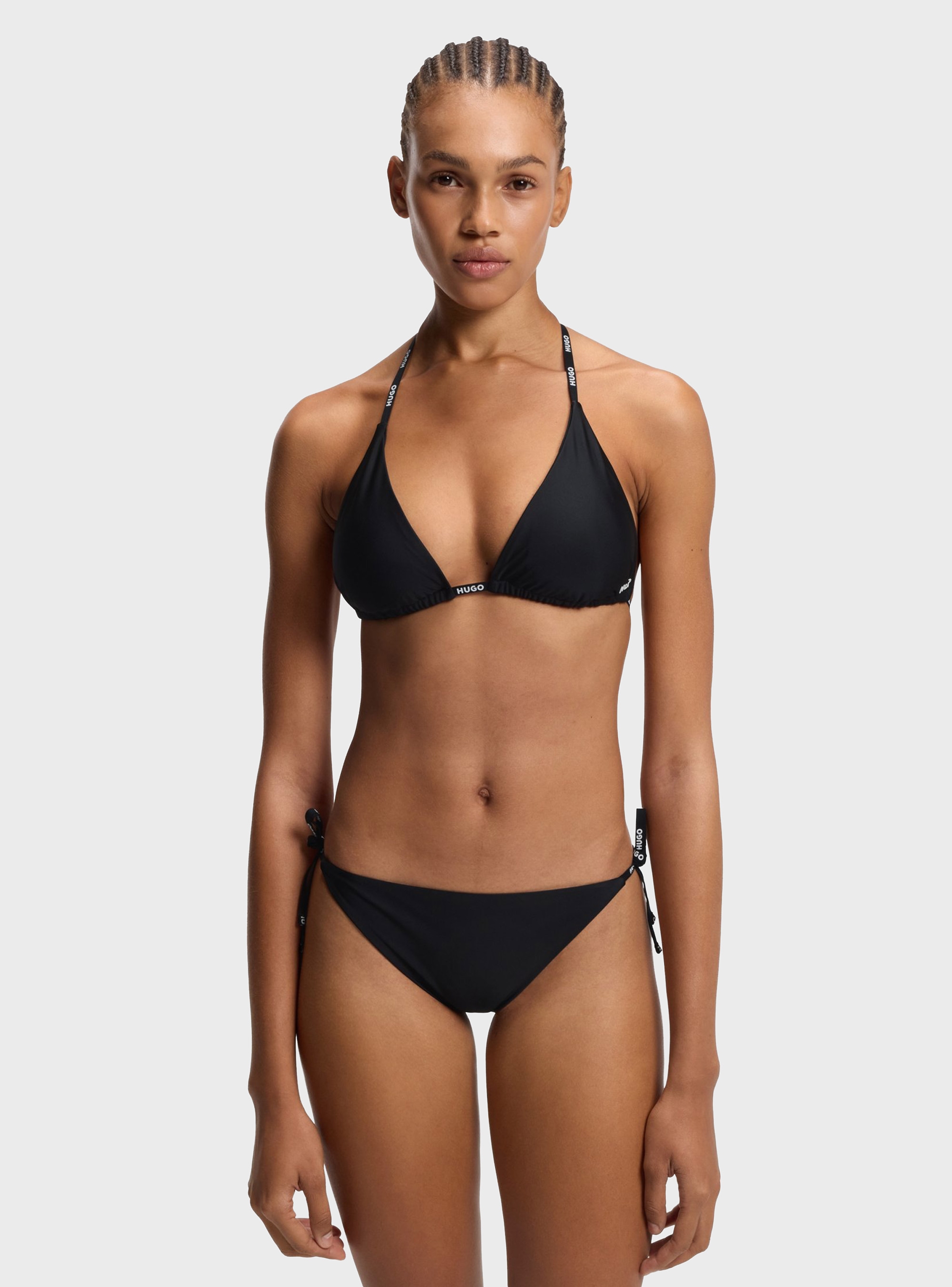 HUGO Bikini Triangle Top PURE - Black