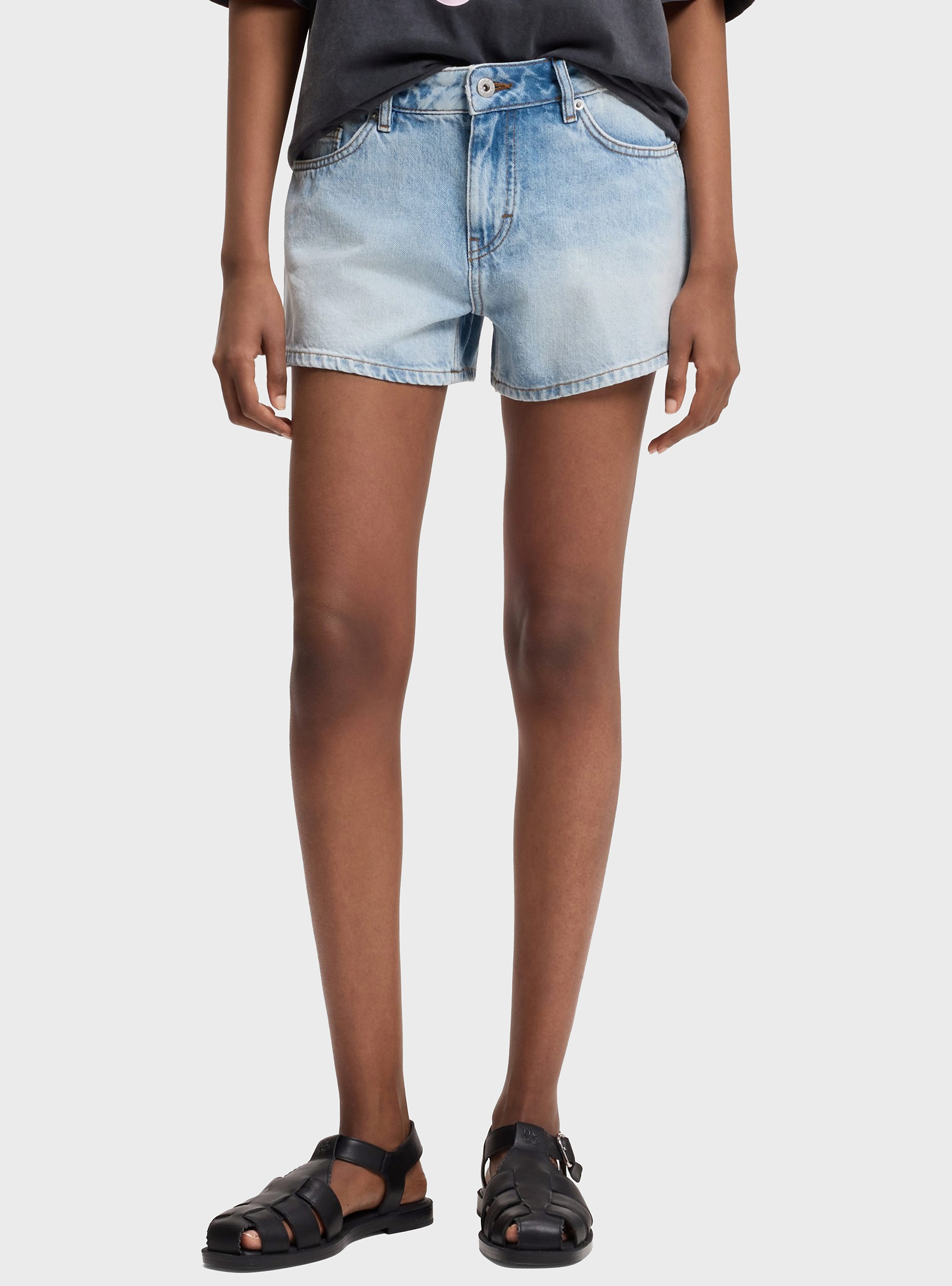 HUGO Regular-Fit Shorts  Galimon_B - Medium Aged Denim