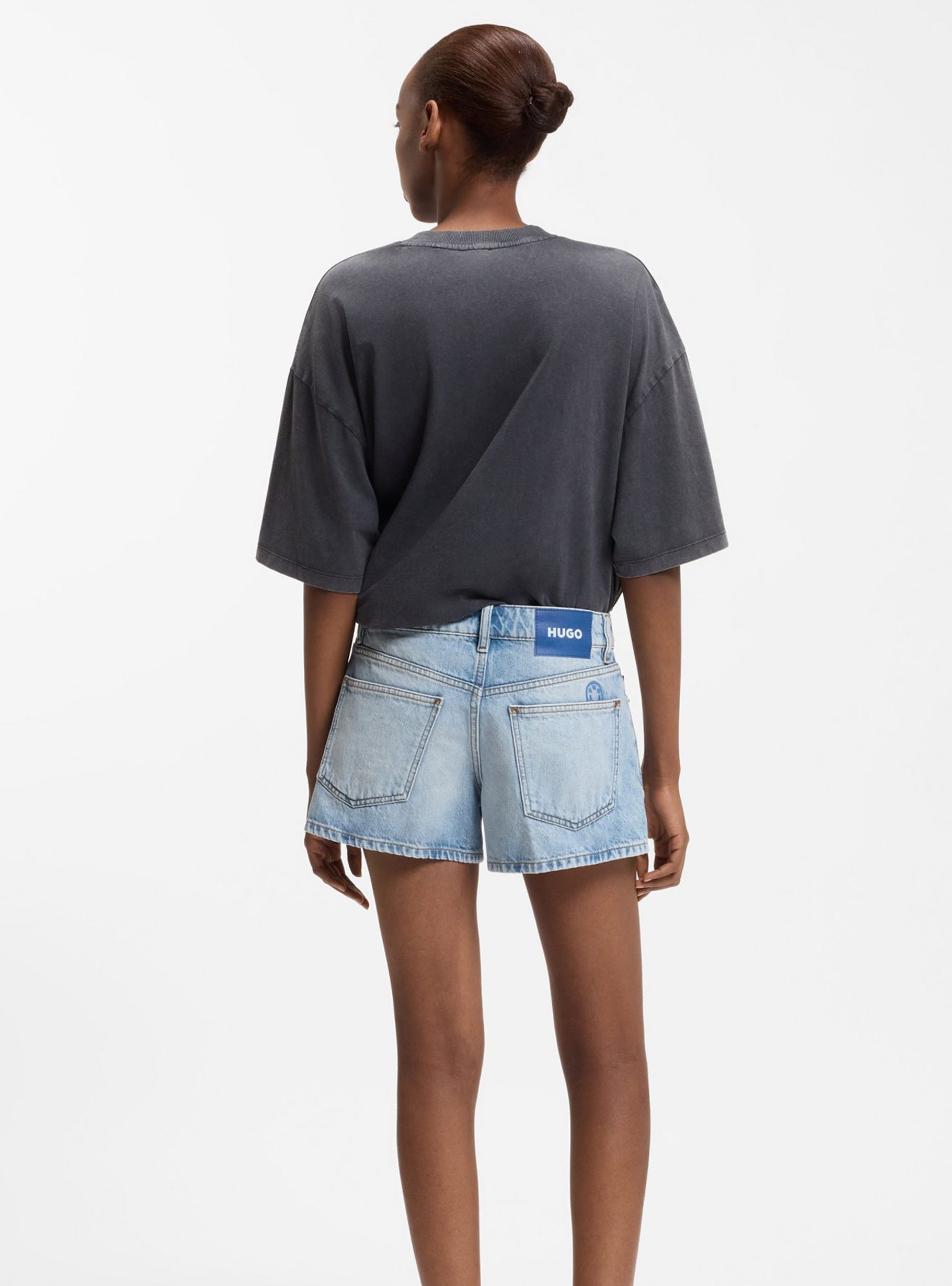 HUGO Regular-Fit Shorts  Galimon_B - Medium Aged Denim