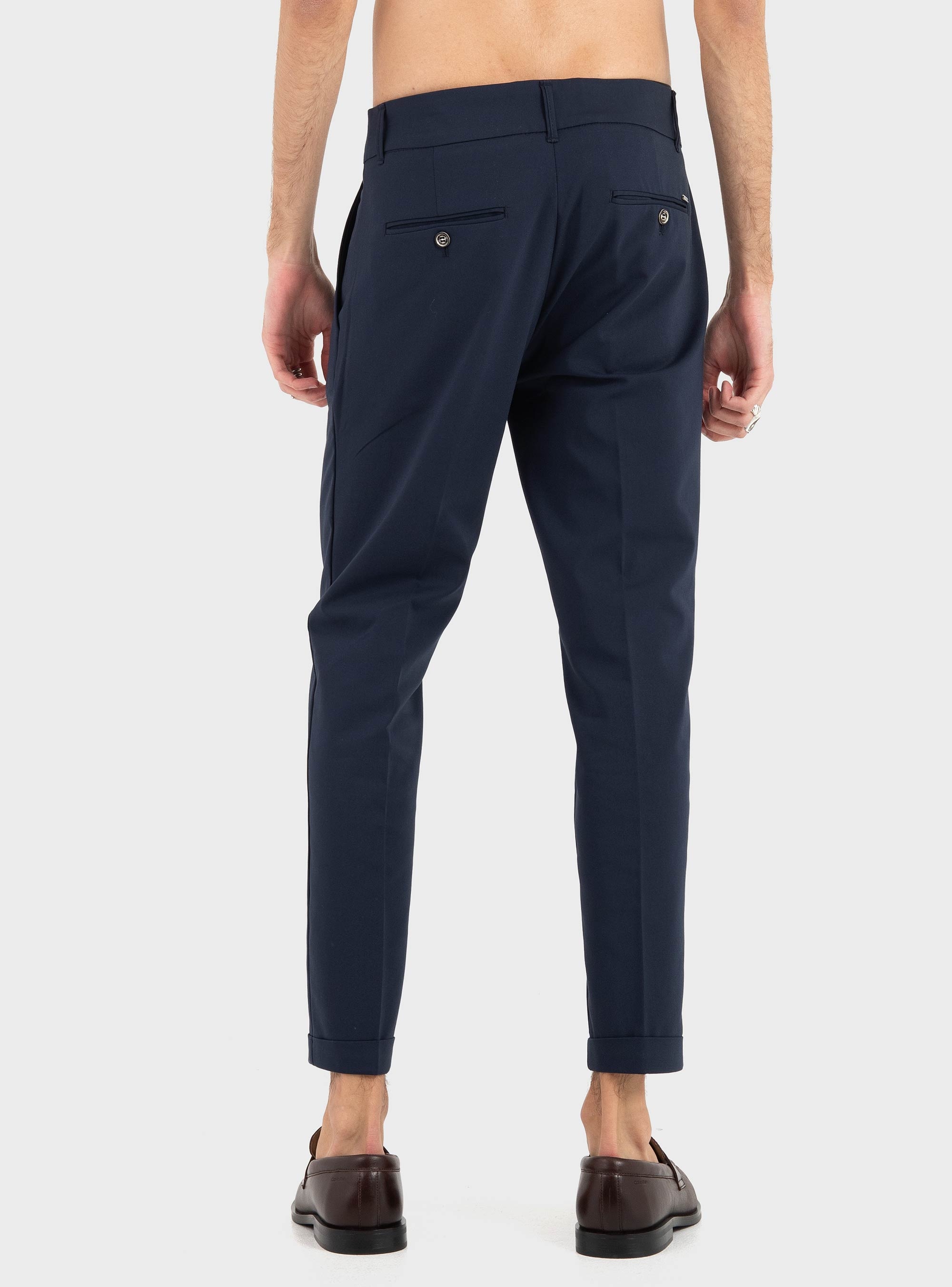 Gianni Lupo Tapered Pants - Navy