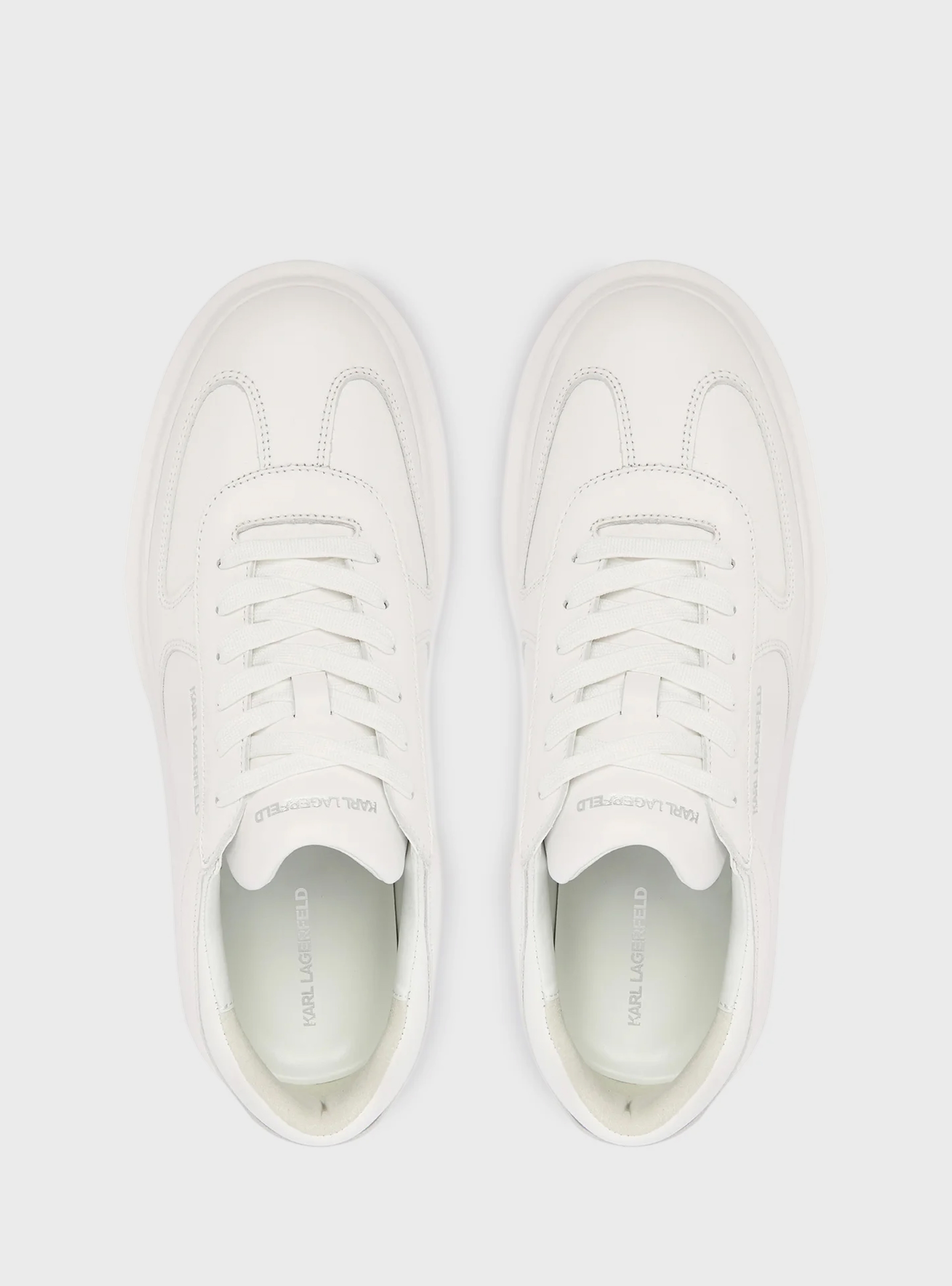 Karl Lagerfeld Kore Apron Front Lo Sneakers - White