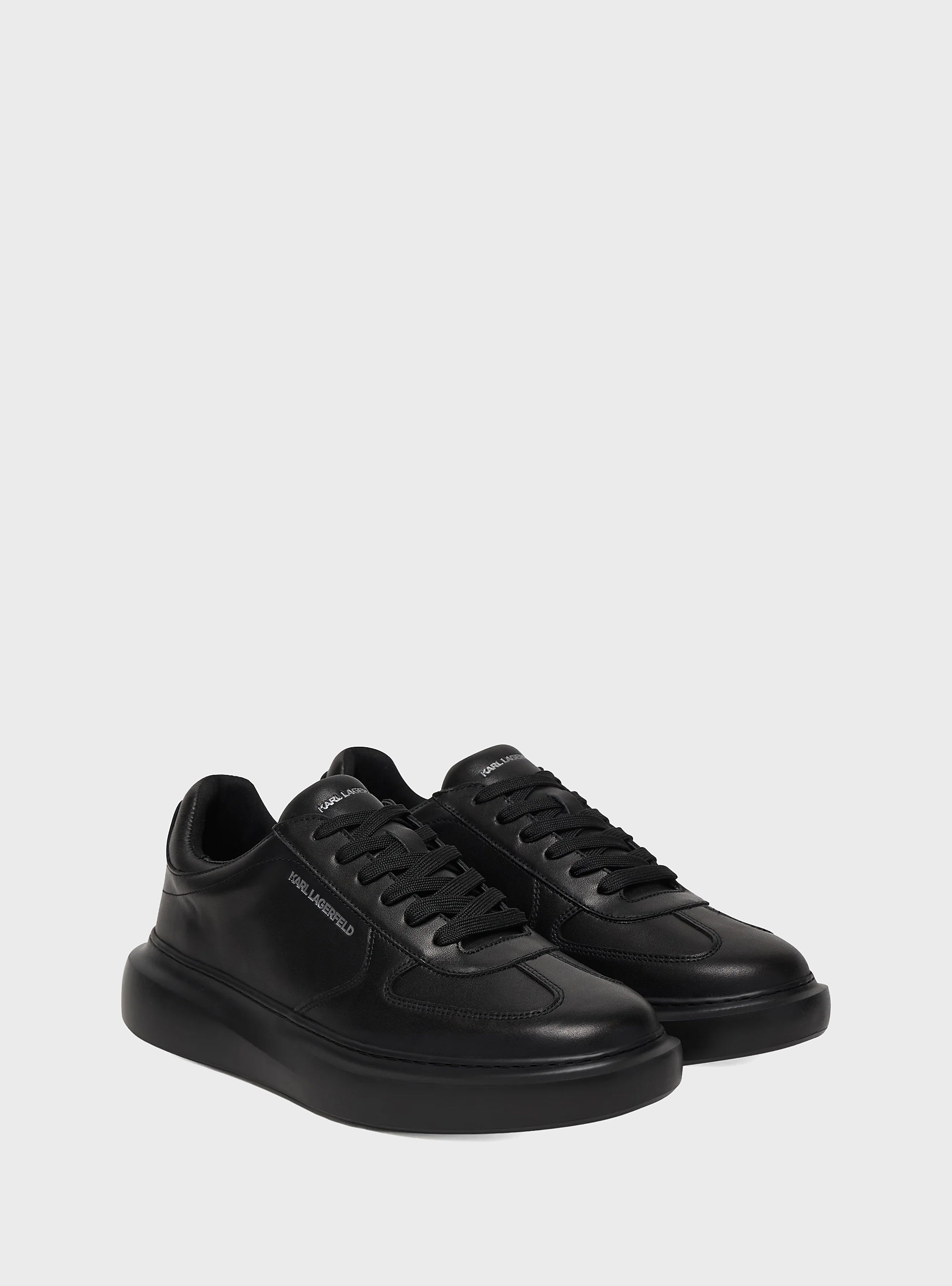 Karl Lagerfeld Kore Apron Front Lo Sneakers - Black