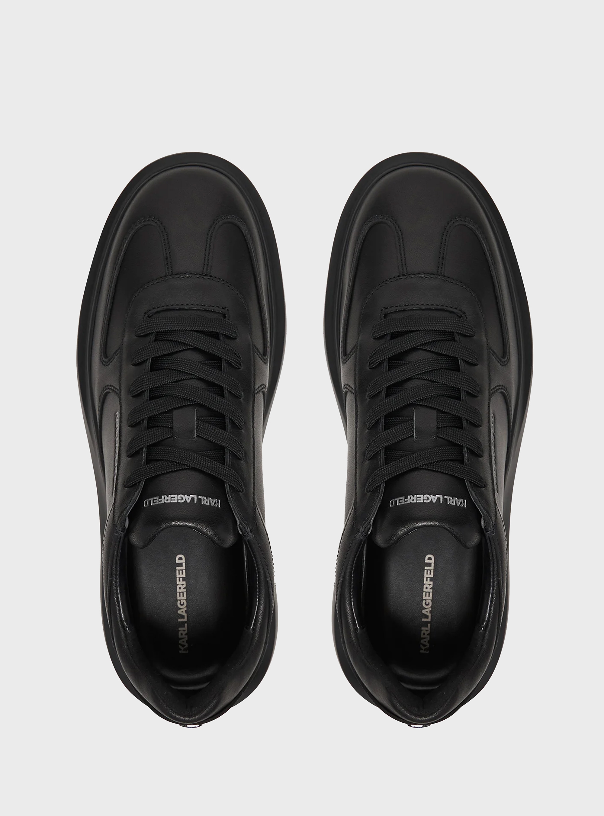 Karl Lagerfeld Kore Apron Front Lo Sneakers - Black
