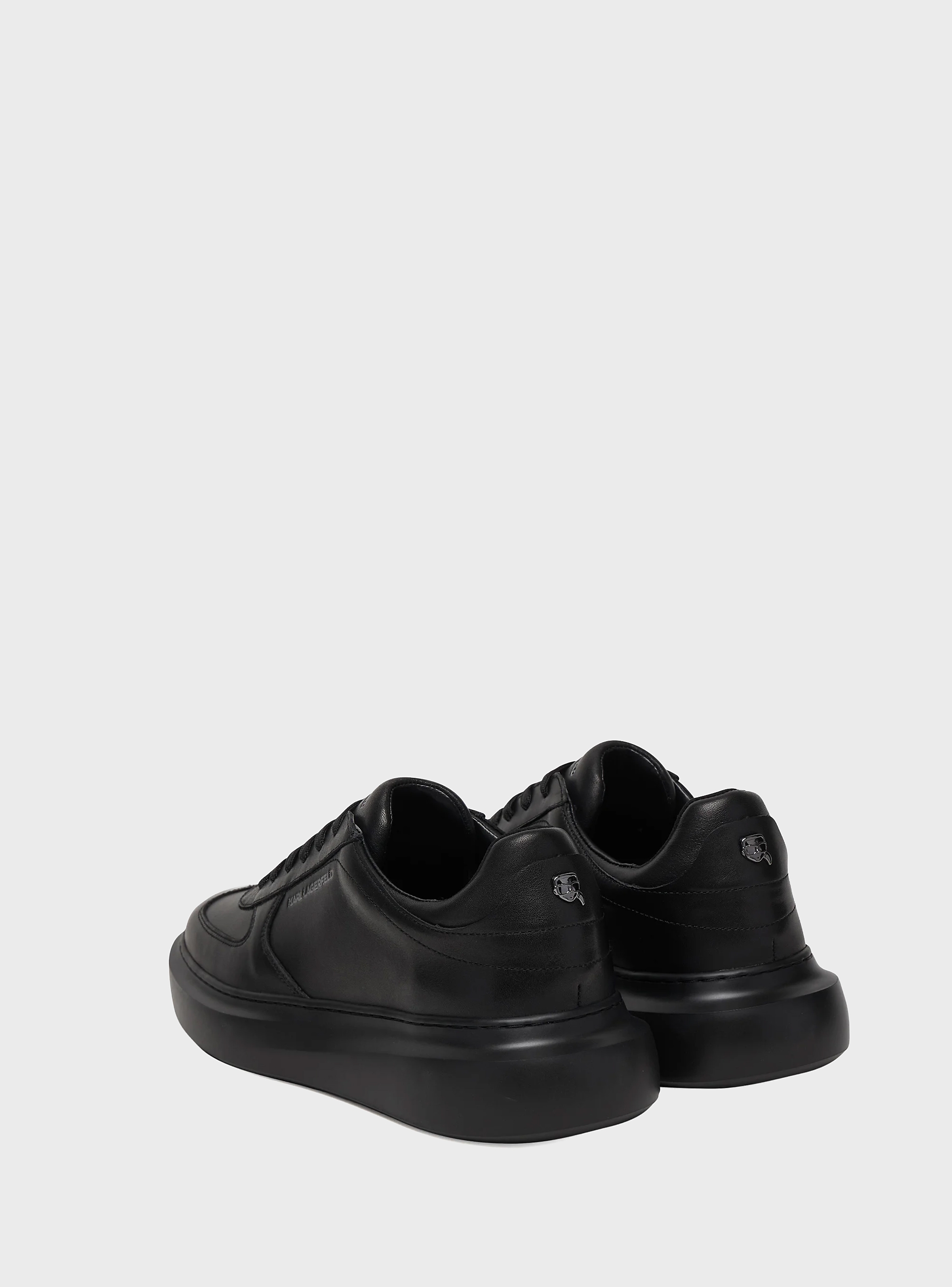 Karl Lagerfeld Kore Apron Front Lo Sneakers - Black