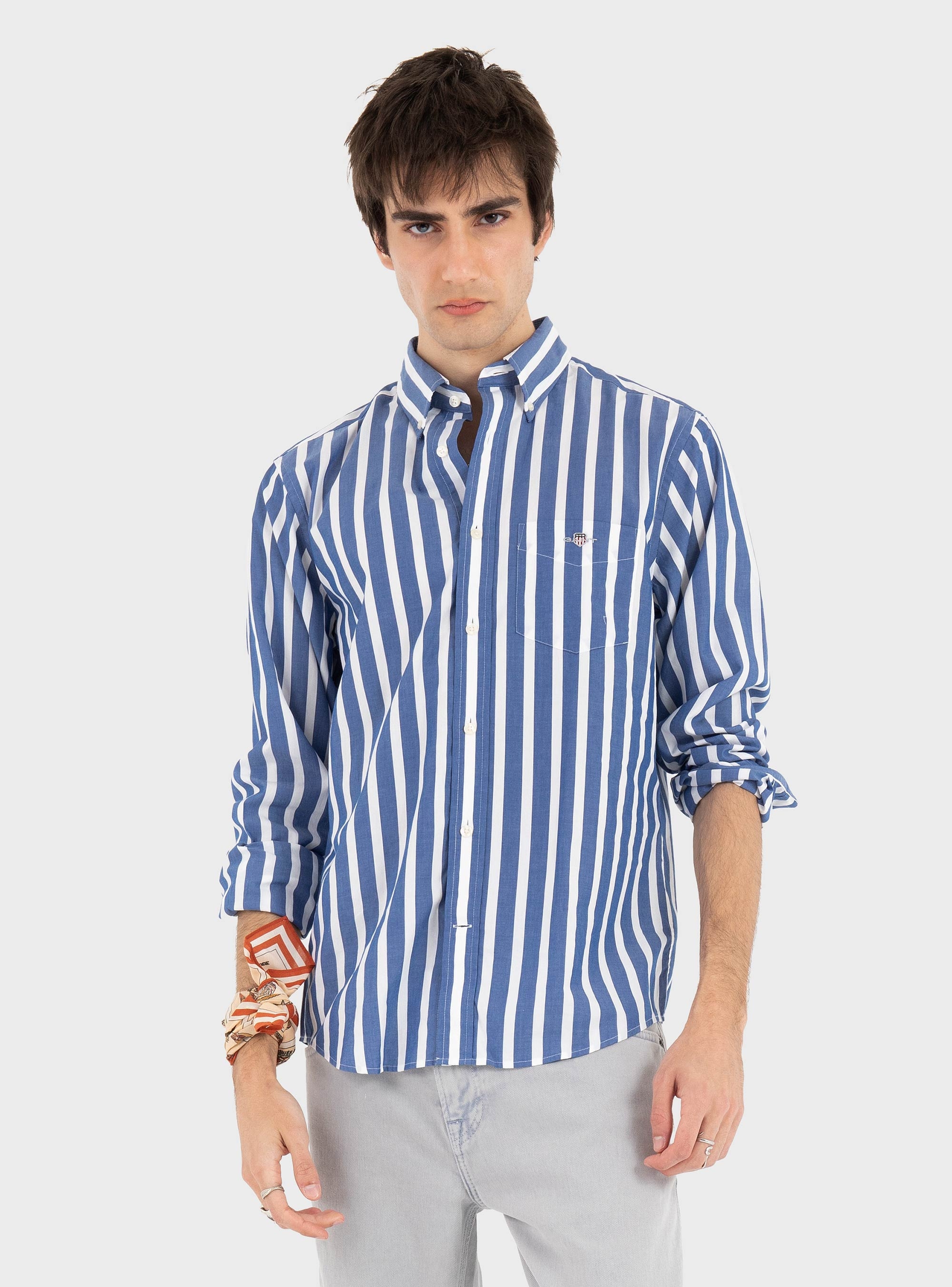 Gant Regular Fit Shirt - Sky Blue