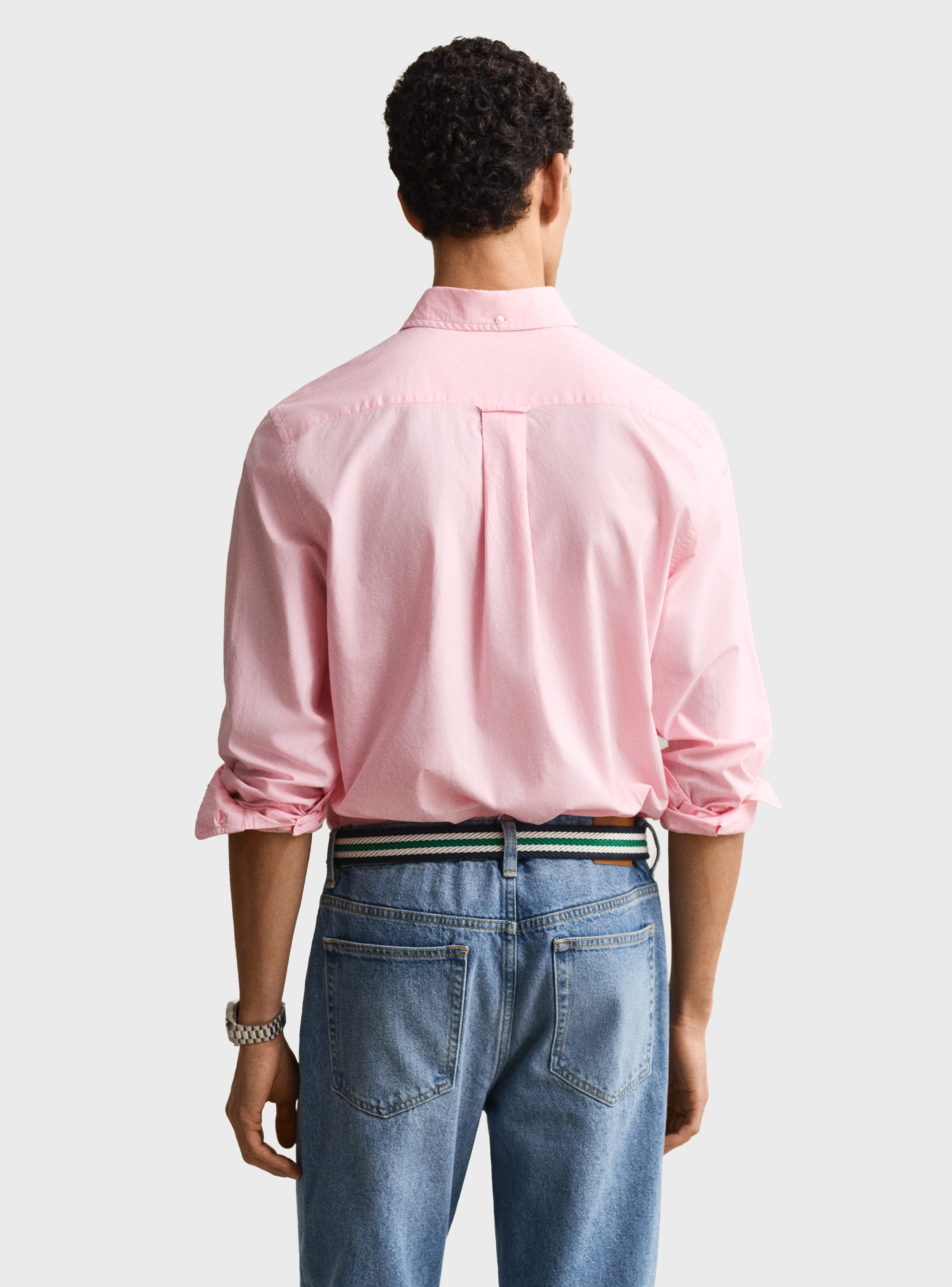 Gant Regular Fit Classic Poplin Shirt - Pink