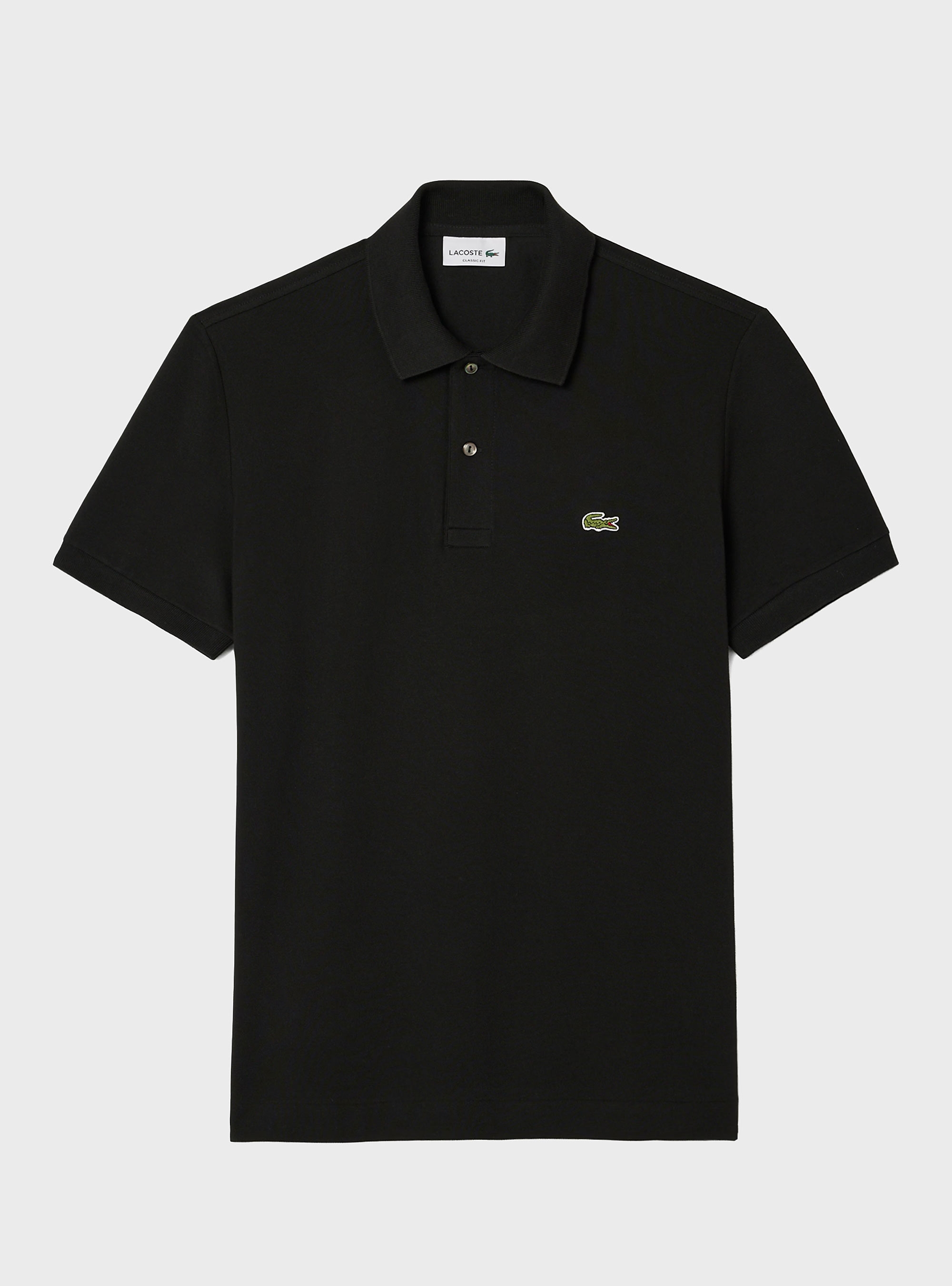 Lacoste Classic Fit L.12.12 LIGHT Piqué Polo - Black