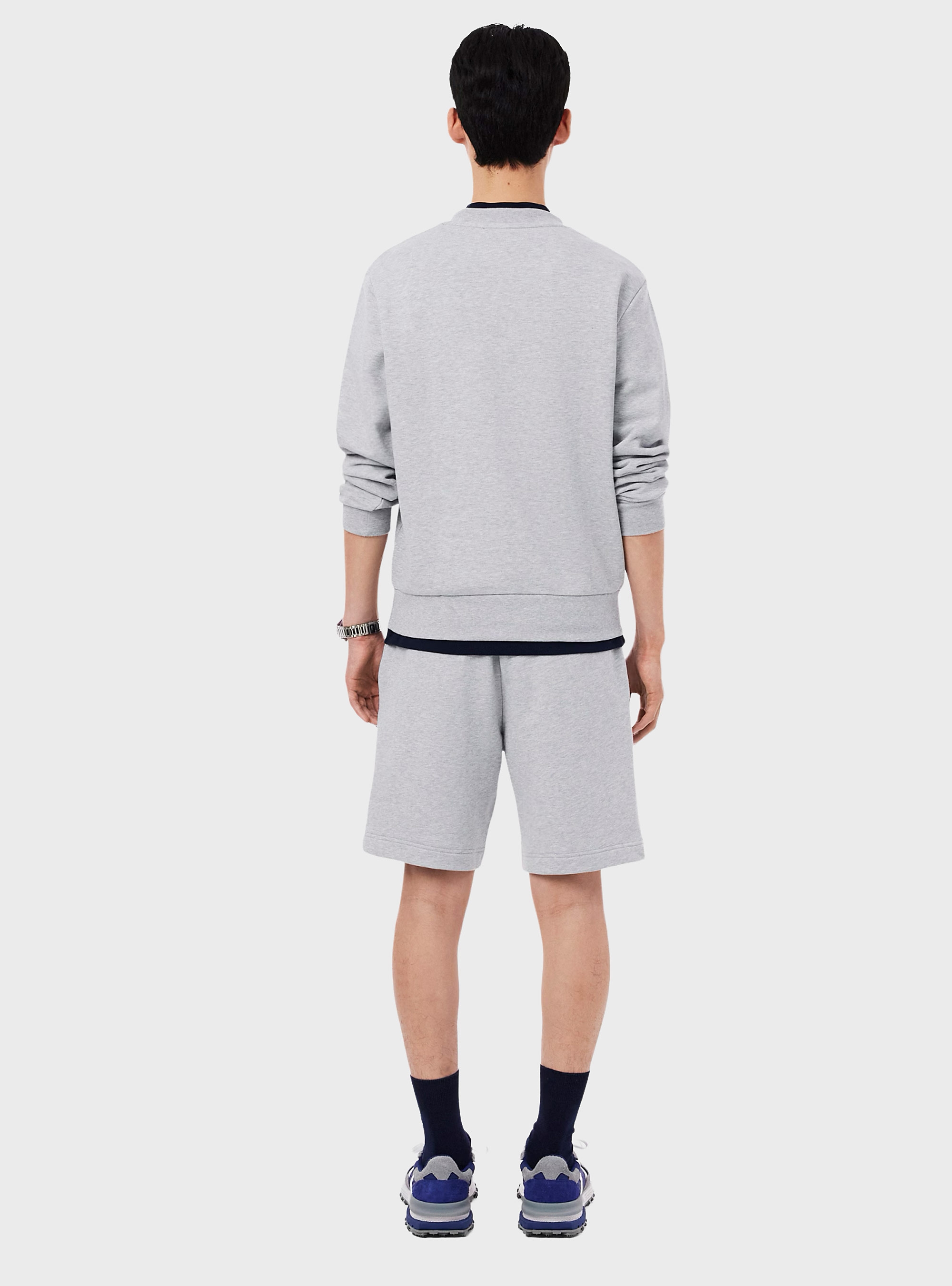 Lacoste Slim Fit Fleece Shorts - Light Grey Melange