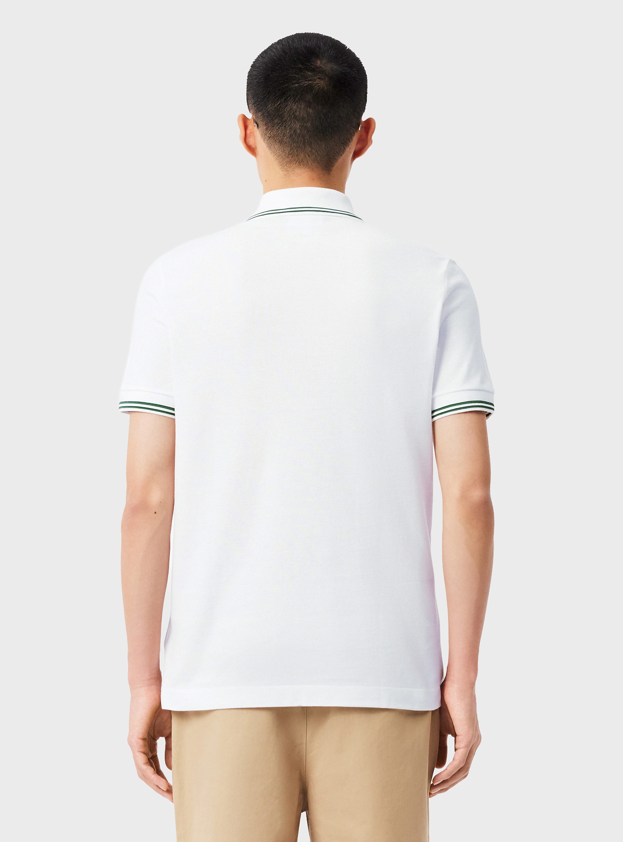 Lacoste Regular Fit Trim Accent L.12.12 Polo - White
