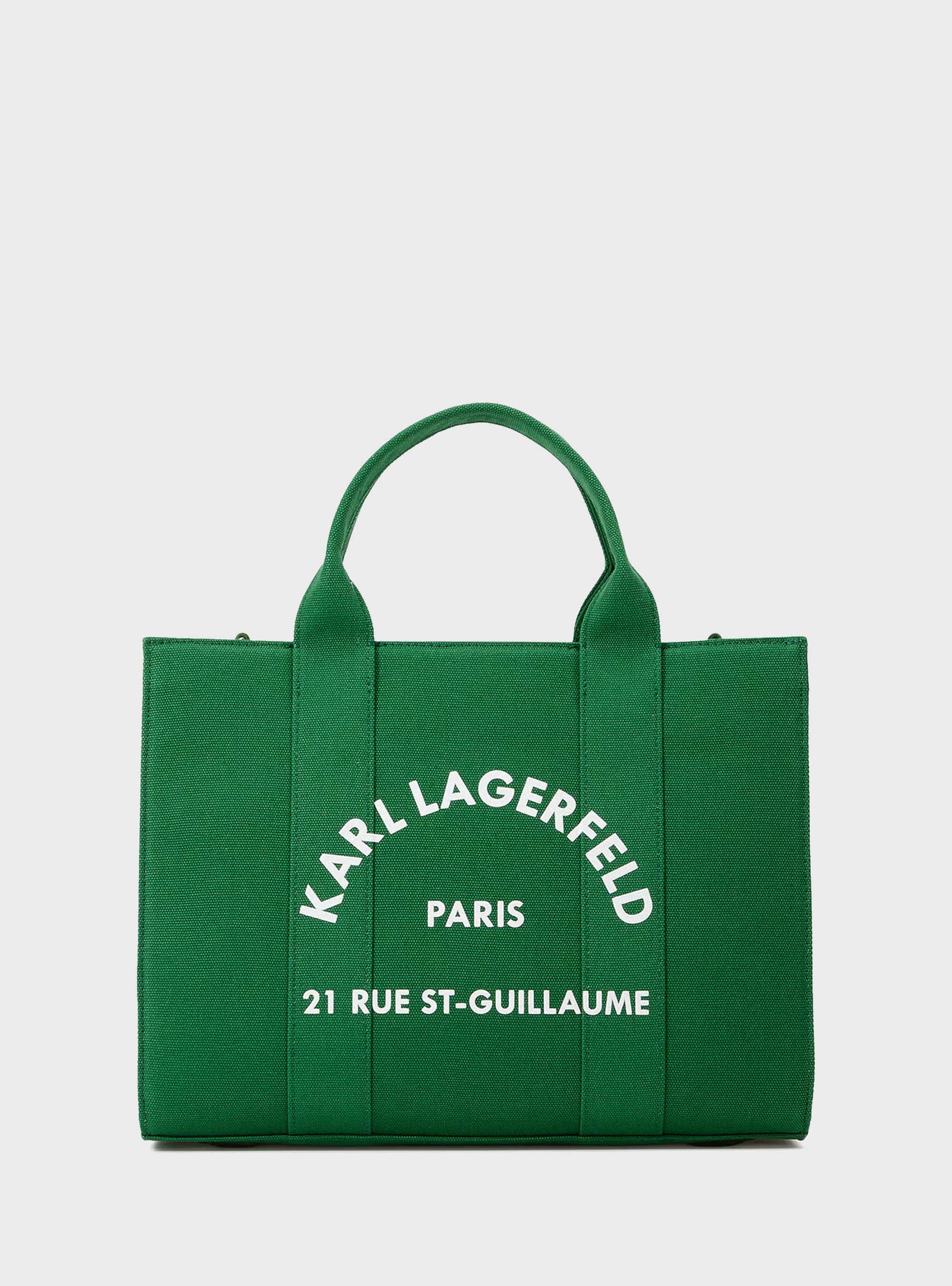 Karl Lagerfeld Rue St-Guillaume Medium Square Tote Bag - Green