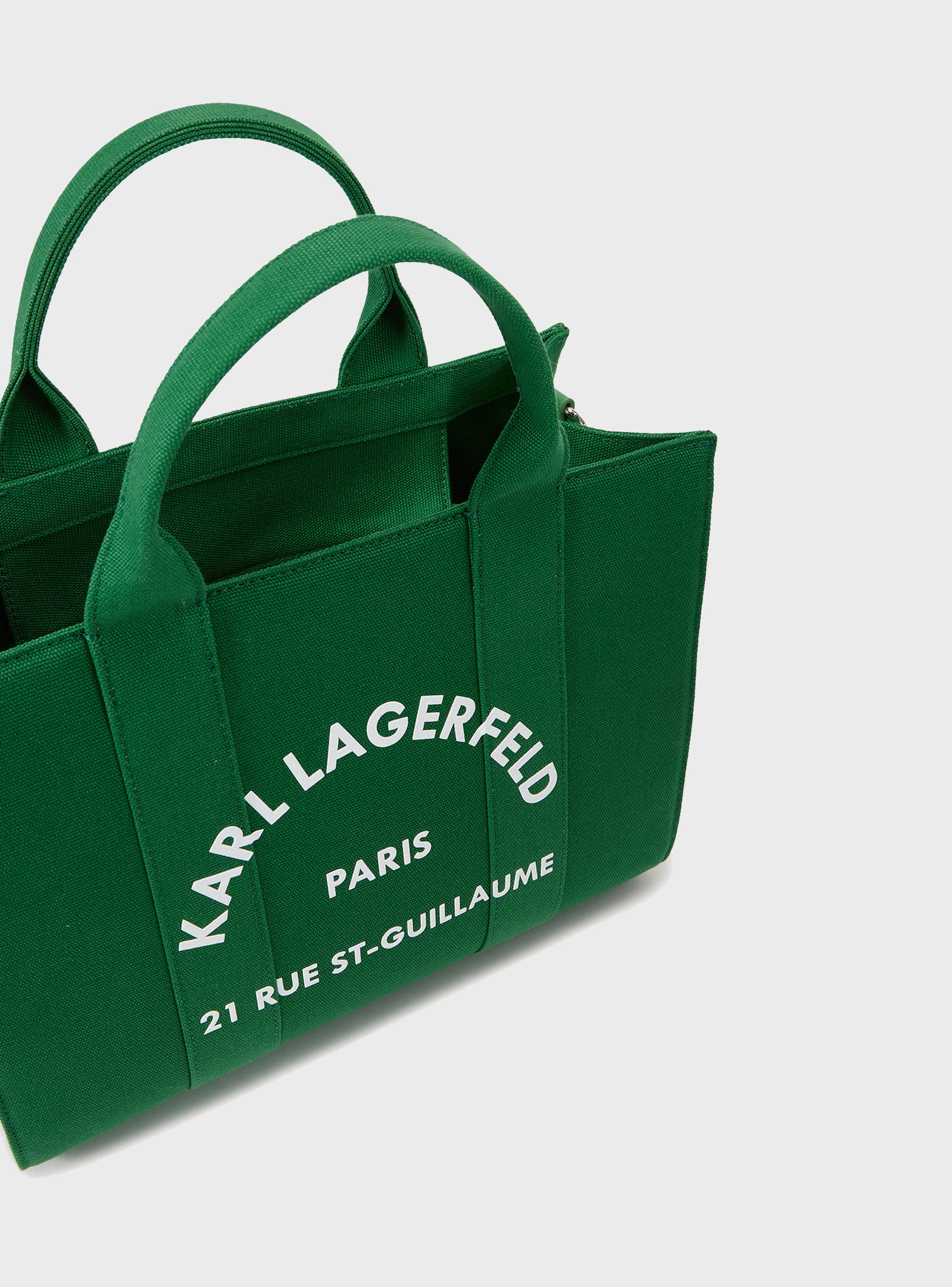 Karl Lagerfeld Rue St-Guillaume Medium Square Tote Bag - Green