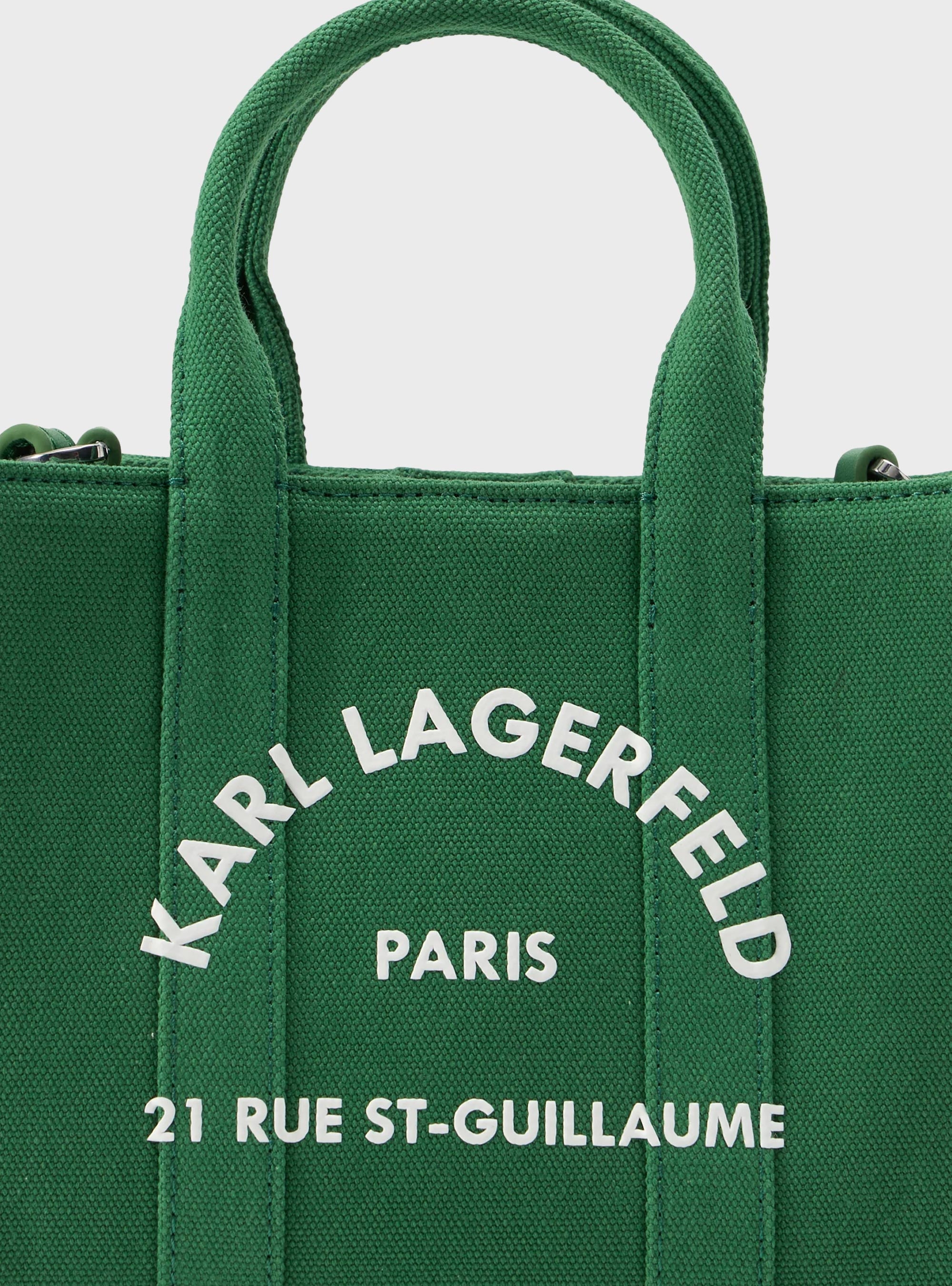 Karl Lagerfeld Rue St-Guillaume Mini Tote Bag - Green