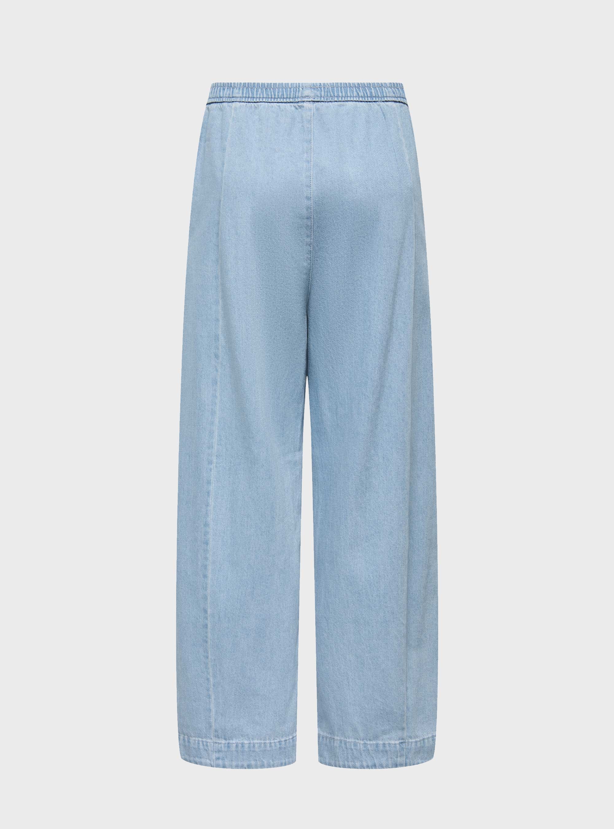 Only Vix Barrel Pull-Up Jeans - Light Aged Denim