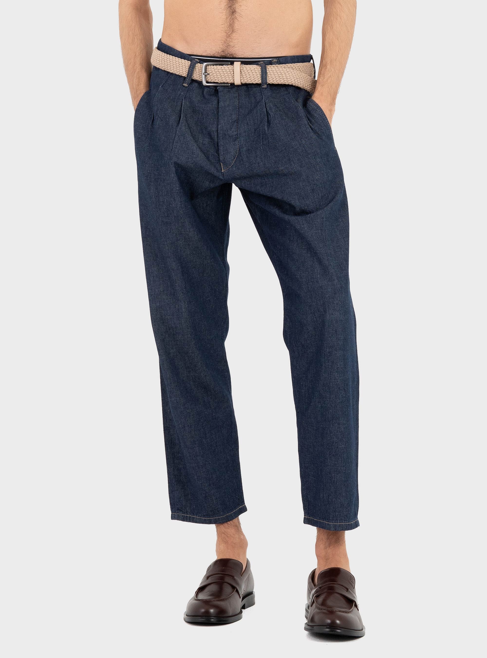 Gabba GABfirenze Geky Denim Cropped Pants - Unwashed Denim