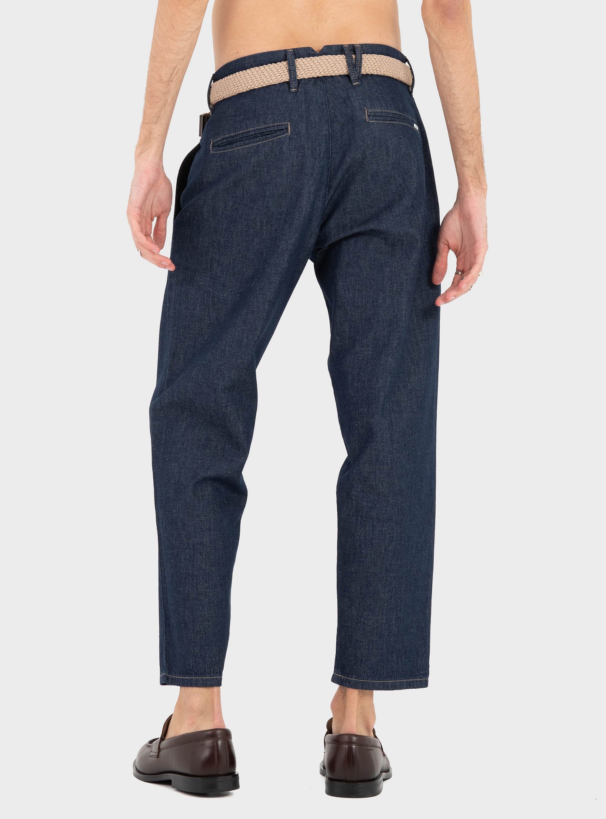 Gabba GABfirenze Geky Denim Cropped Pants - Unwashed Denim