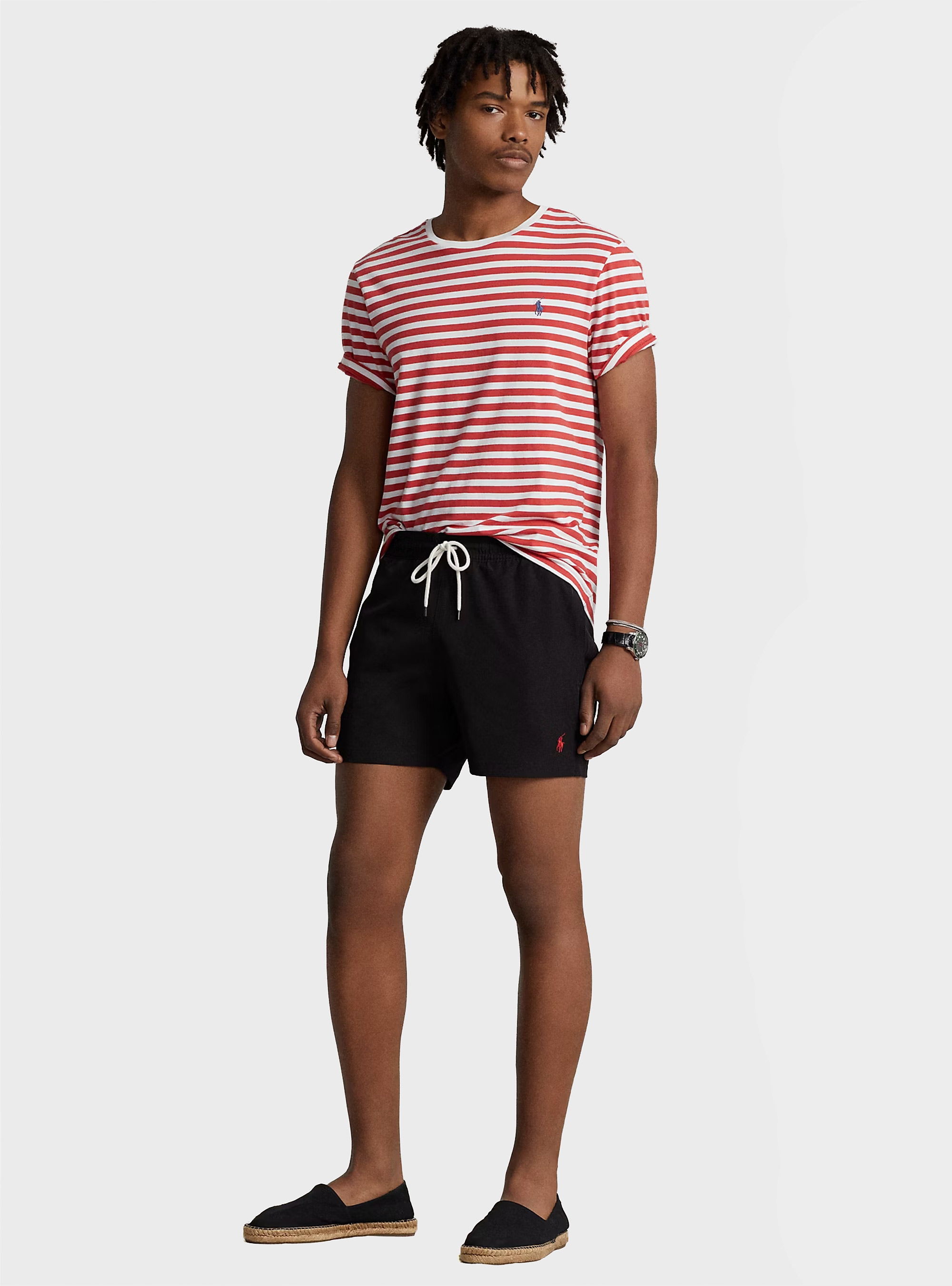 Polo Ralph Lauren 14.6 Cm Traveller Swimming Trunk - Black
