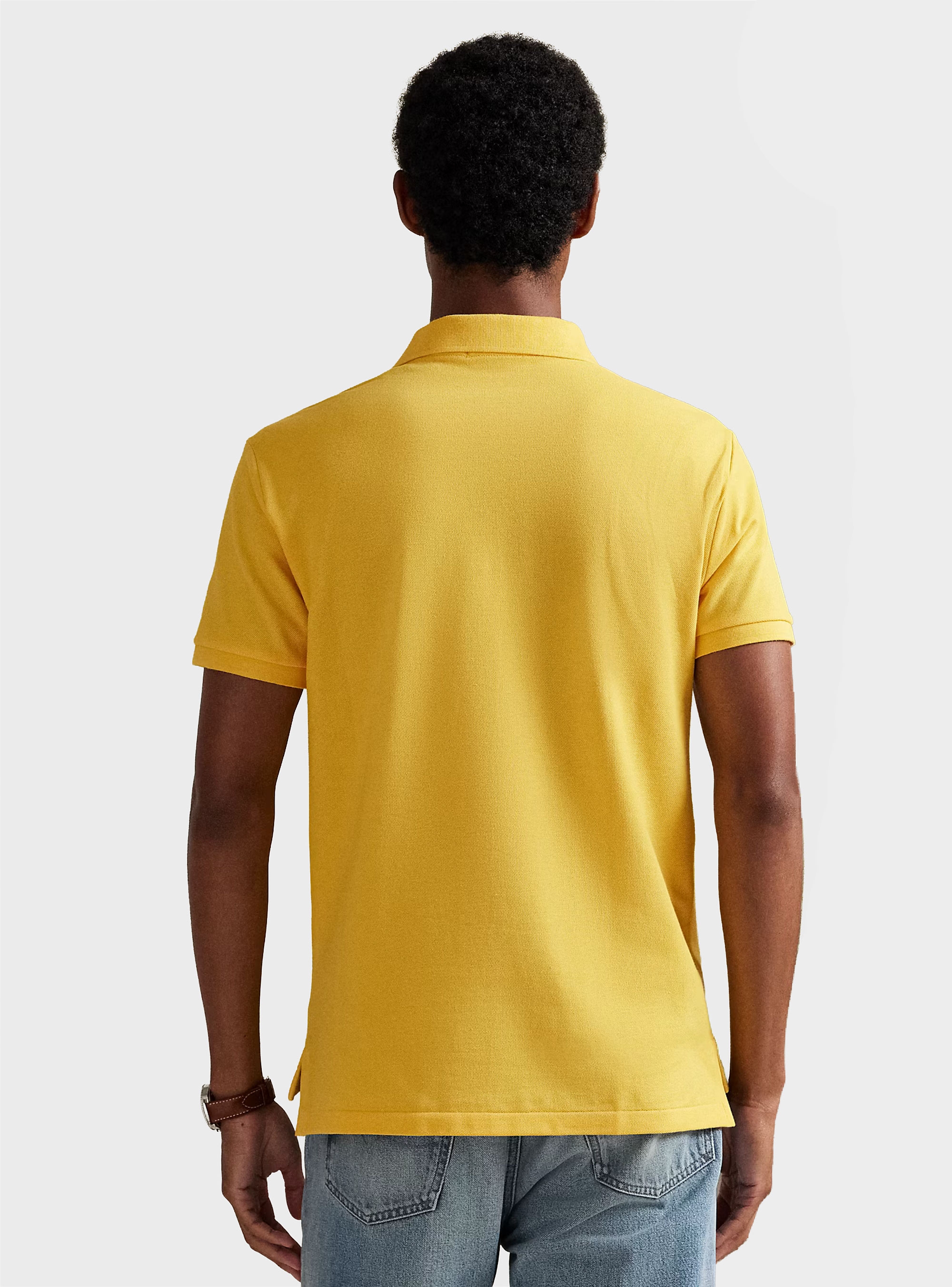 Polo Ralph Lauren The Iconic Mesh Polo Shirt - Yellow