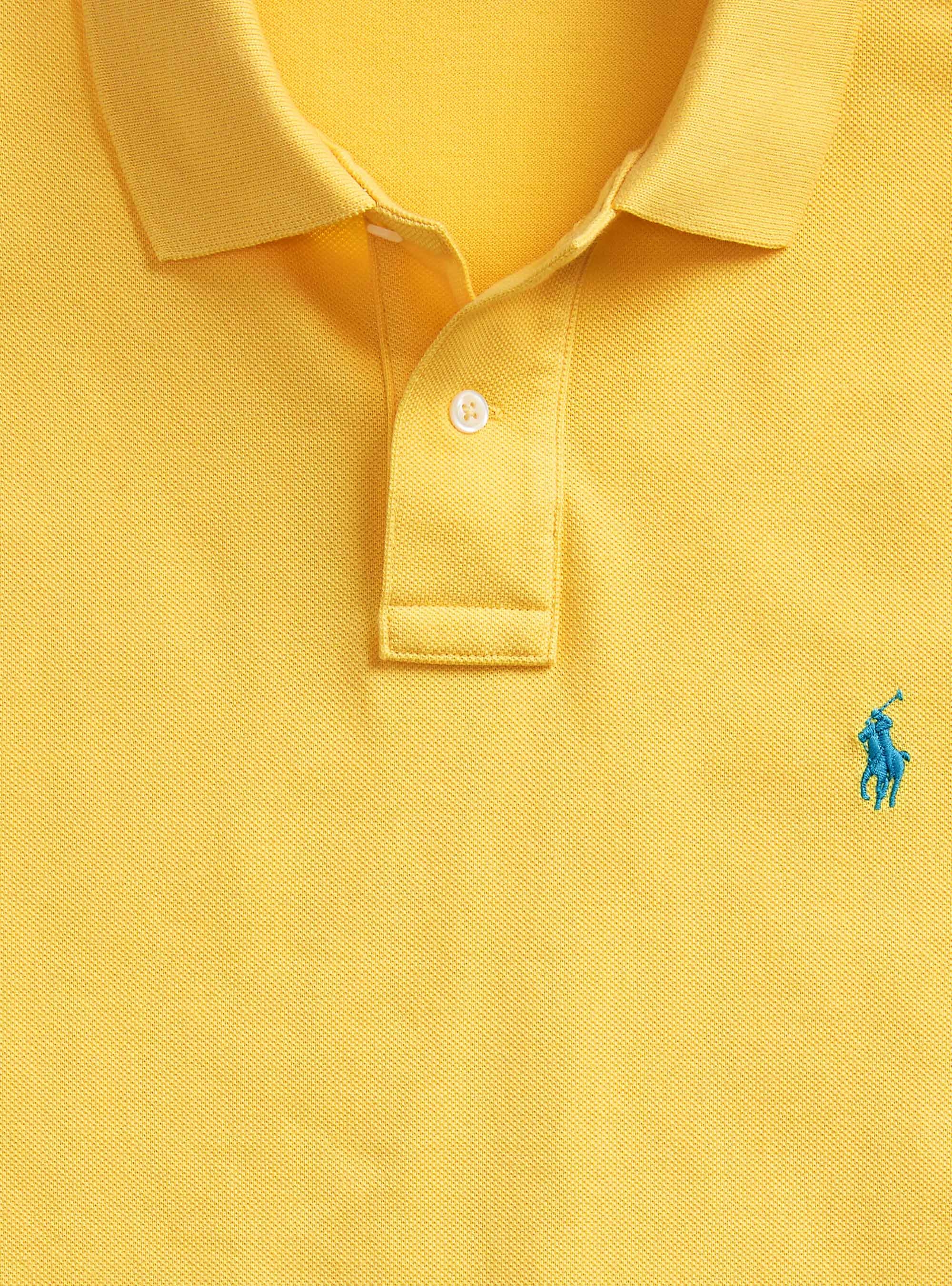 Polo Ralph Lauren The Iconic Mesh Polo Shirt - Yellow