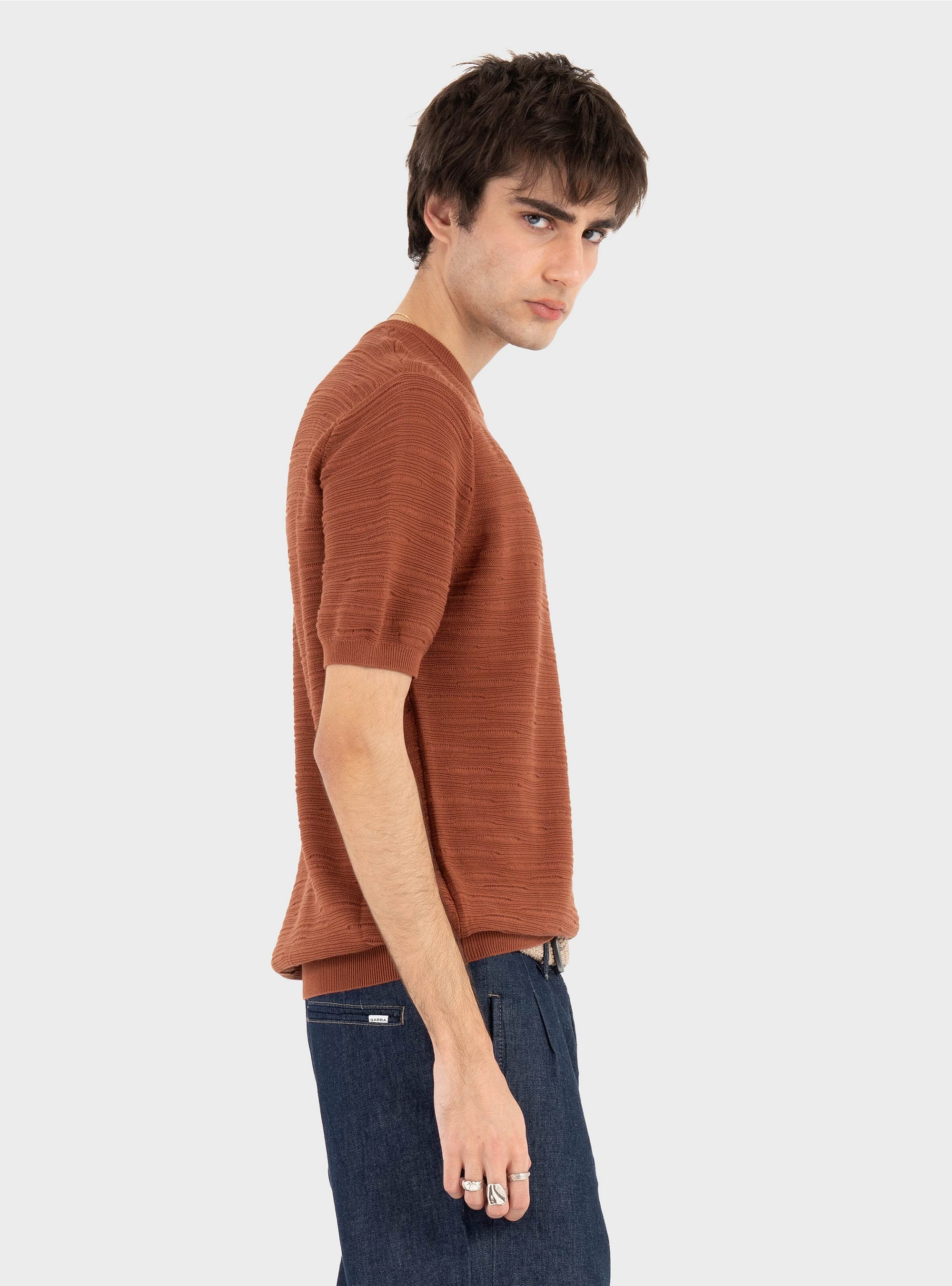 Antony Morato Sweater Regular Fit In Cotton Soft Yarn - Rust