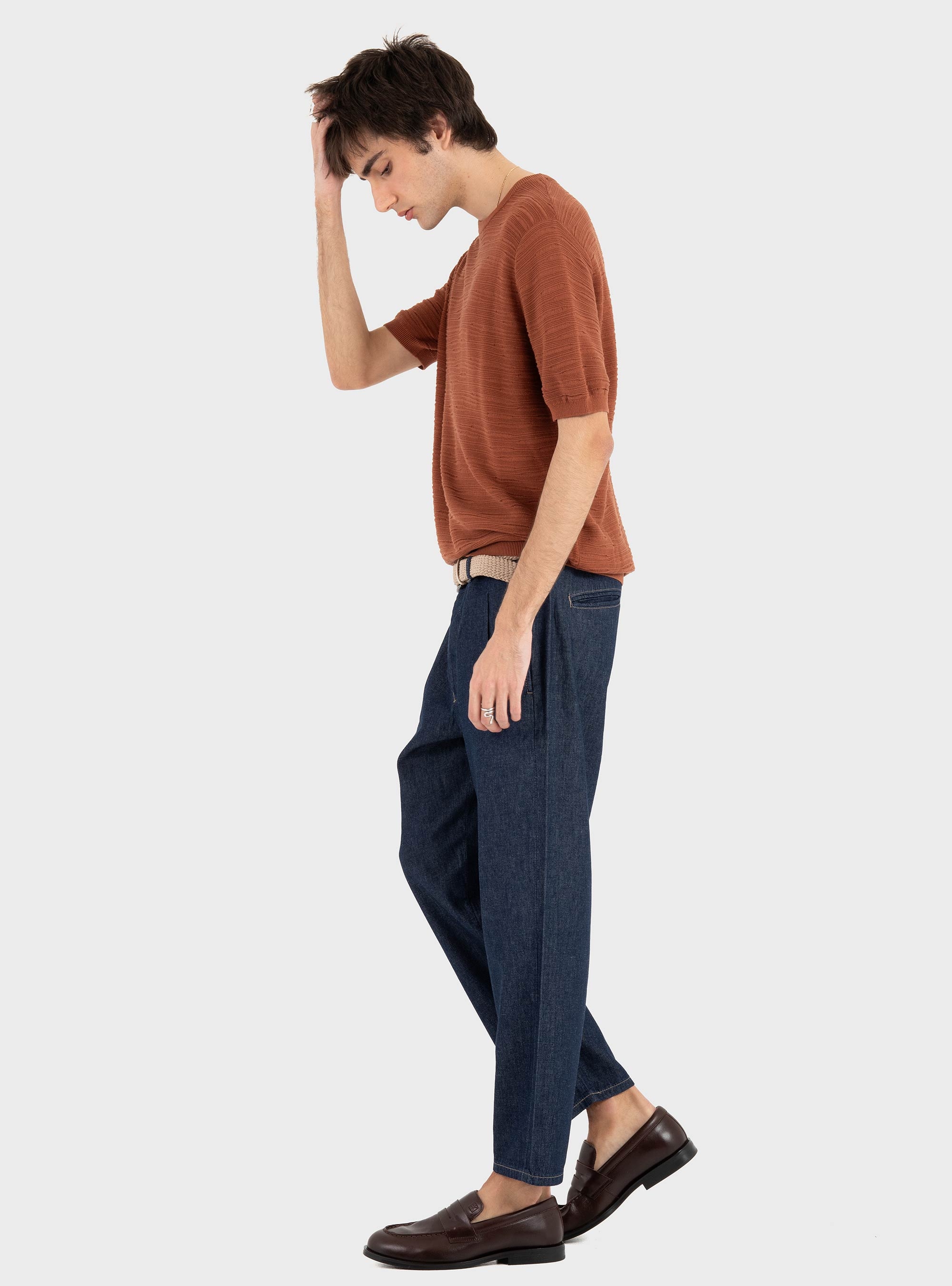 Antony Morato Sweater Regular Fit In Cotton Soft Yarn - Rust