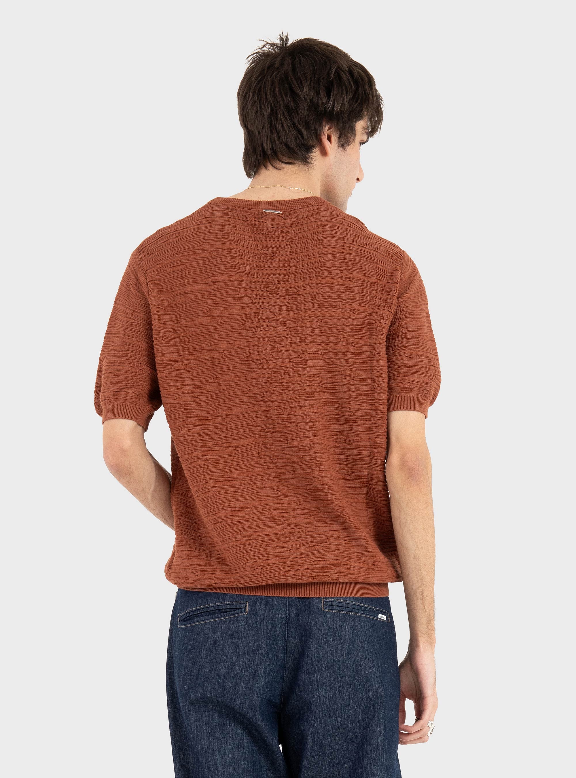 Antony Morato Sweater Regular Fit In Cotton Soft Yarn - Rust