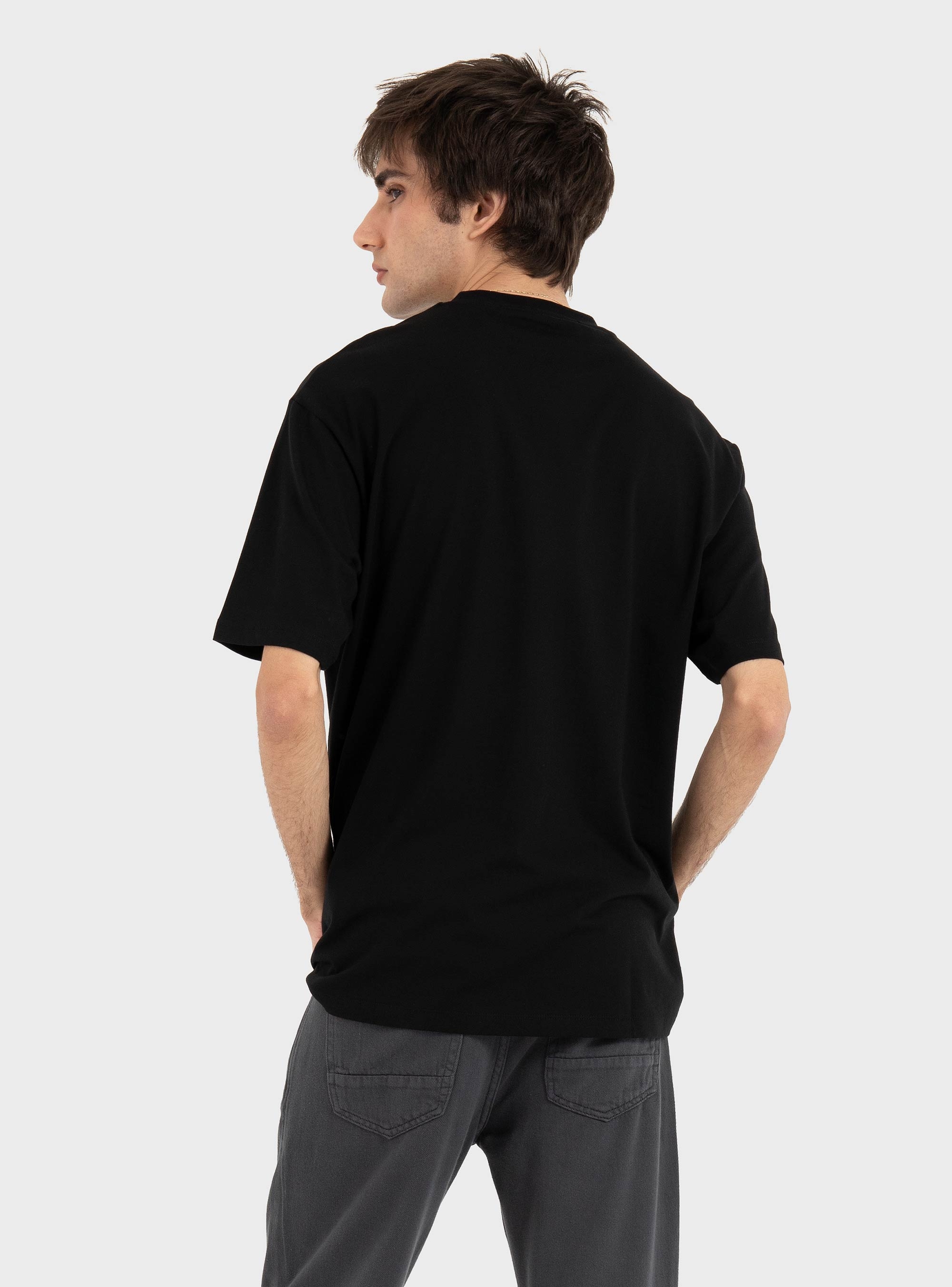 Karl Lagerfeld Loose Fit Portrait T-Shirt - Black