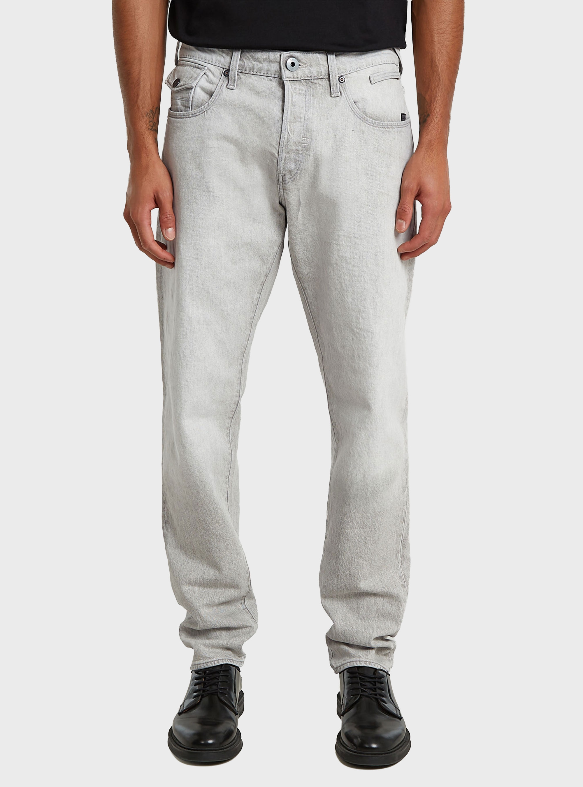 G-Star Morry Fwd Regular Tapered Jeans - Light Grey
