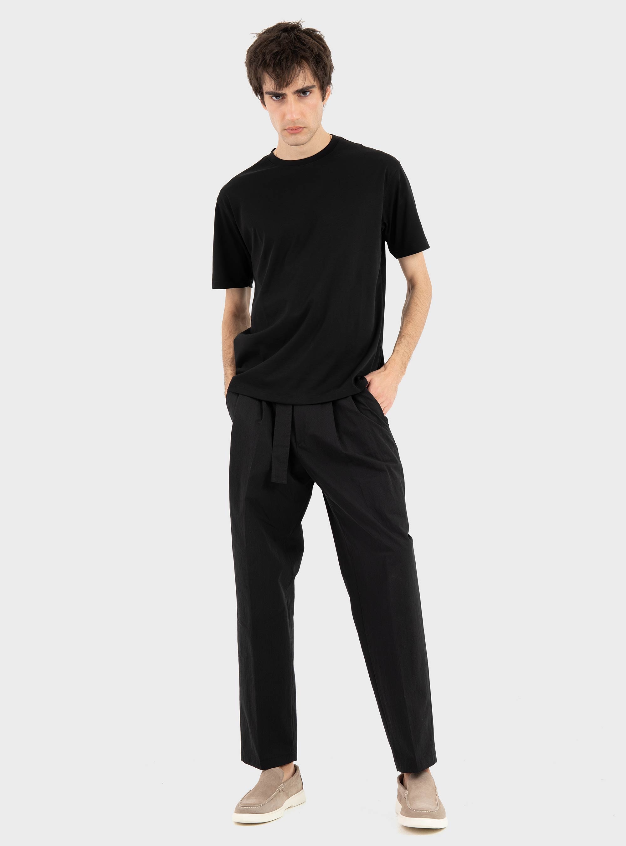 Gianni Lupo Loose Fit T-Shirt - Black