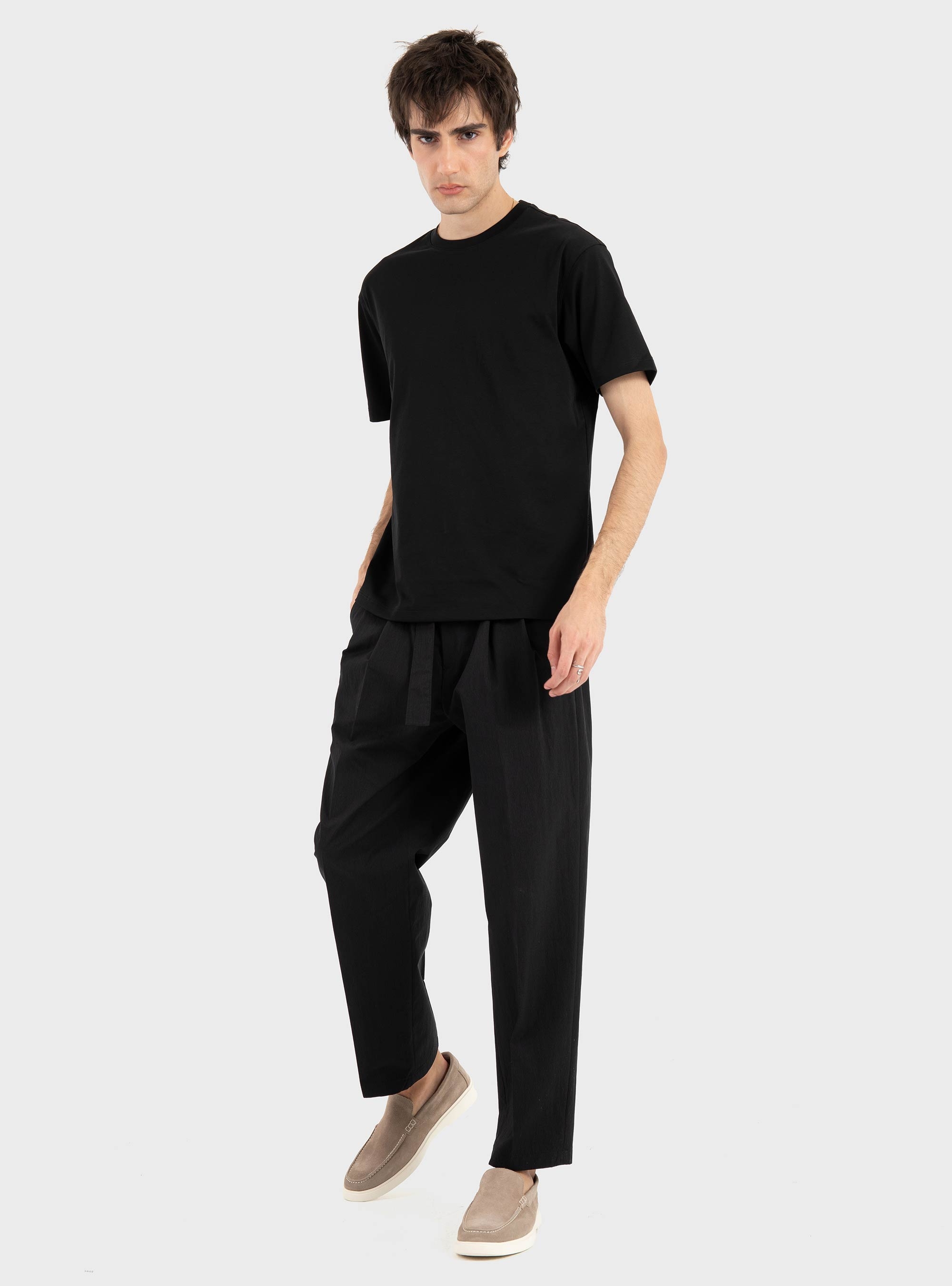 Gianni Lupo Loose Fit T-Shirt - Black