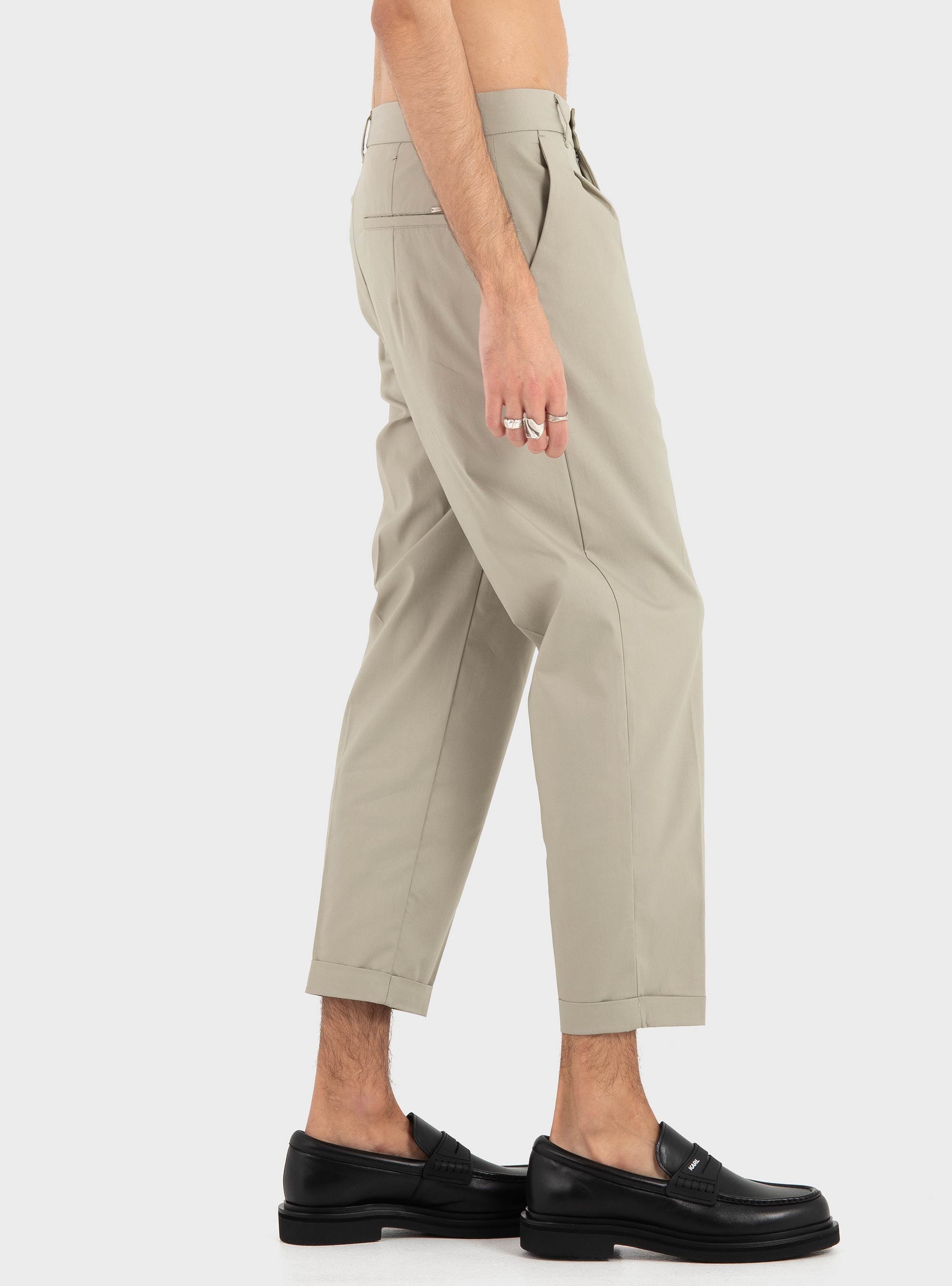 Gianni Lupo Pleated Trousers - Sand