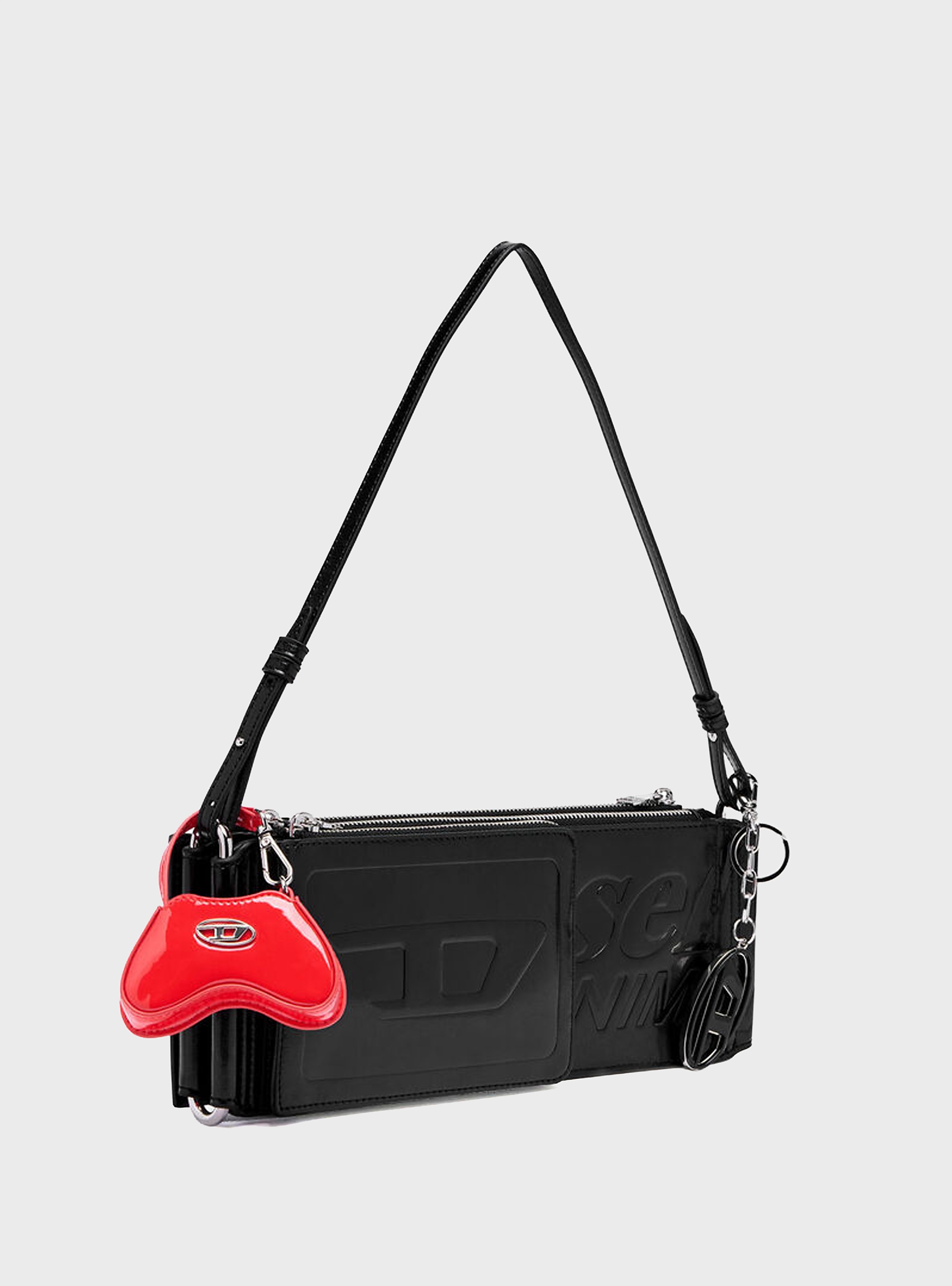 Diesel FLAG-D SHOULDER BAG X SHOULDER BAG - Black