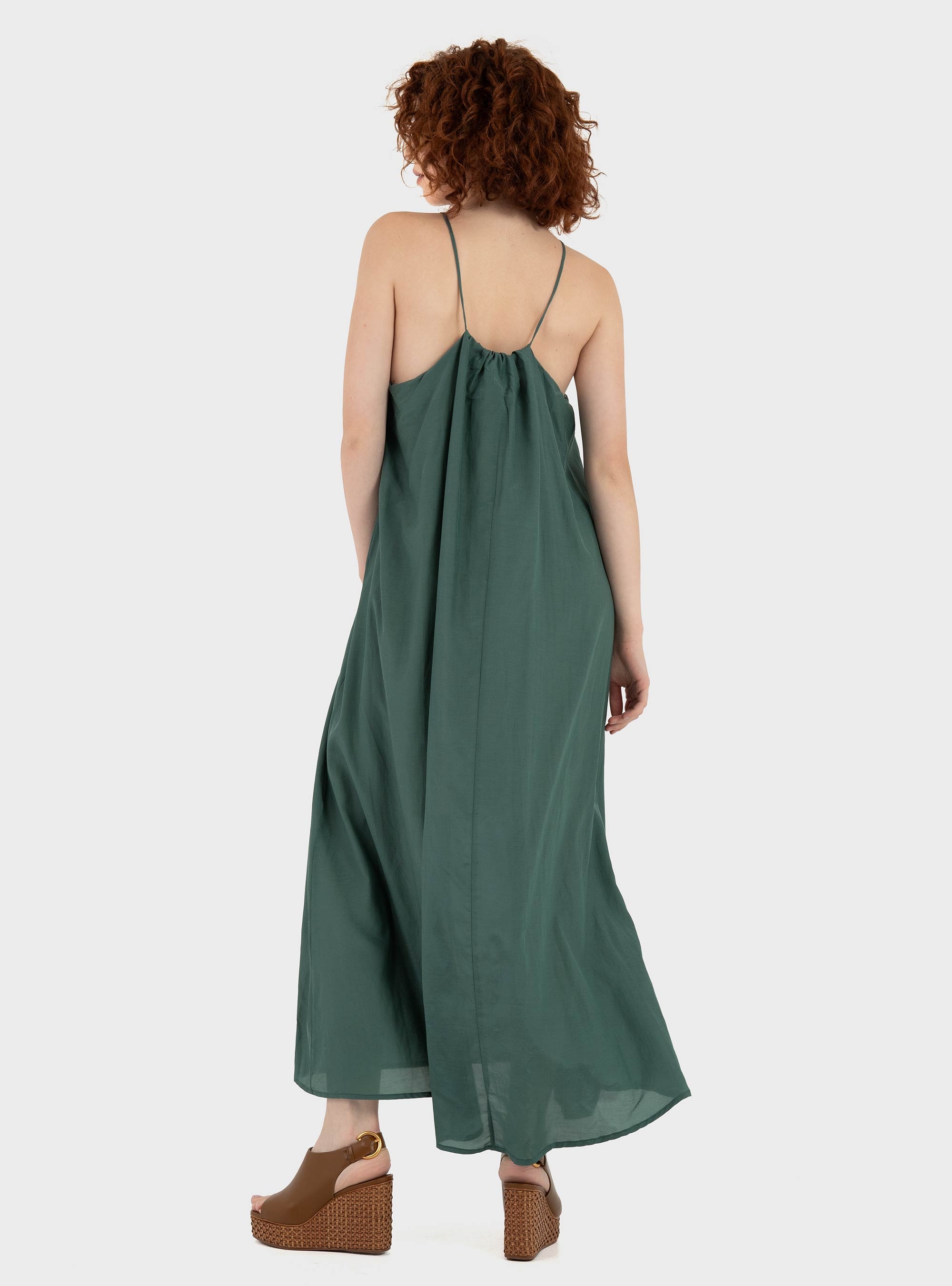 Black & Black Dress - Green