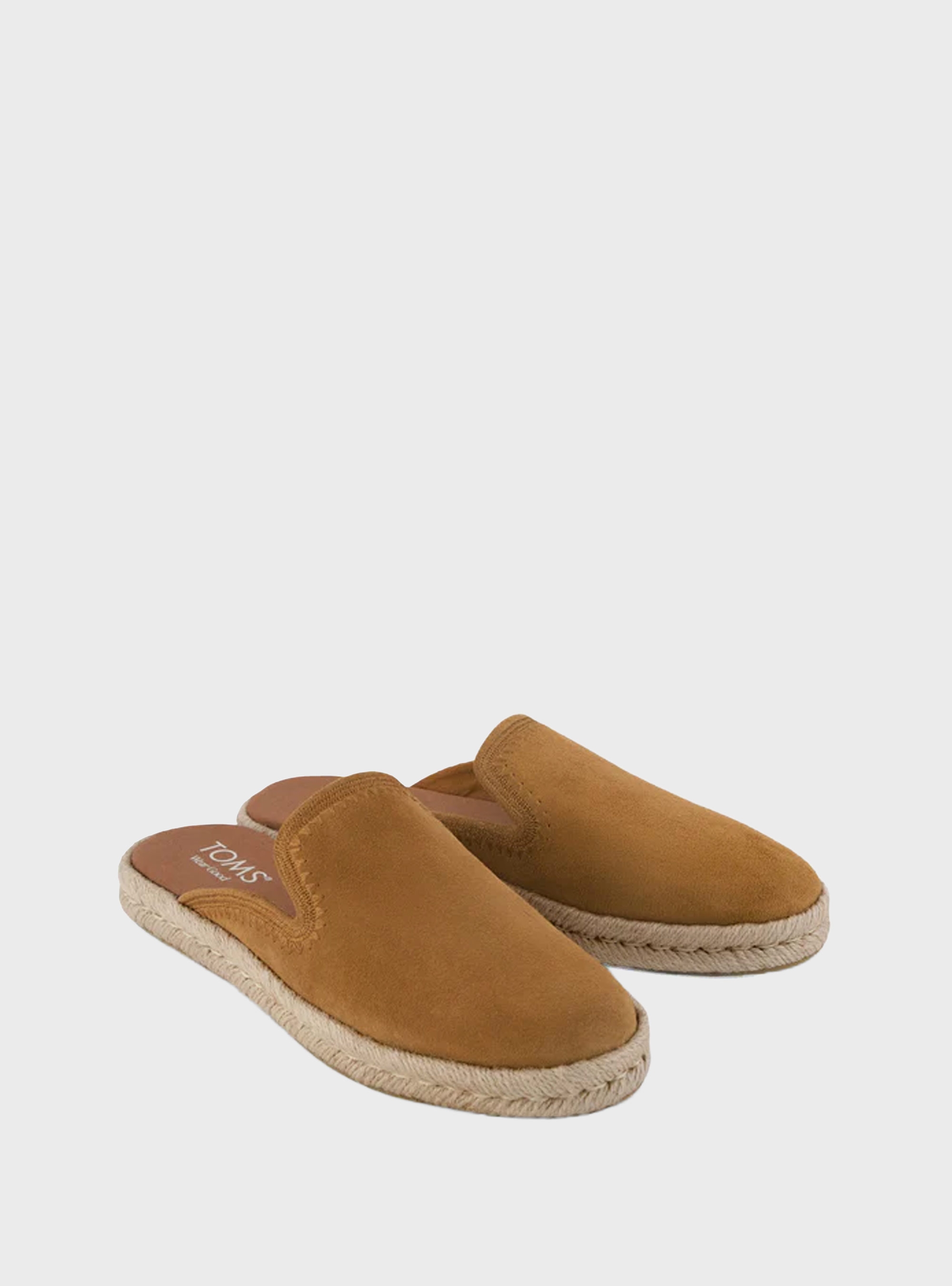 Toms Santiago Mule Espadrilles - Rust Brown