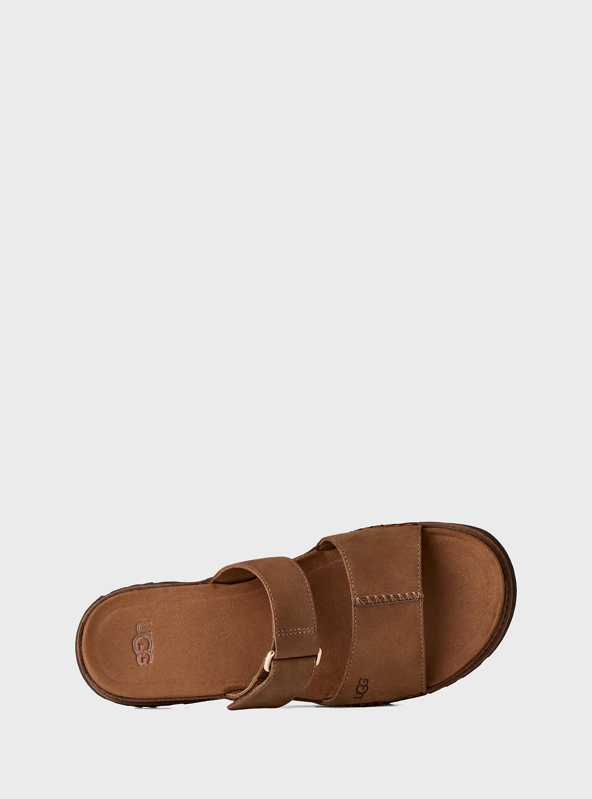 UGG GoldenGaze Slides - Chestnut