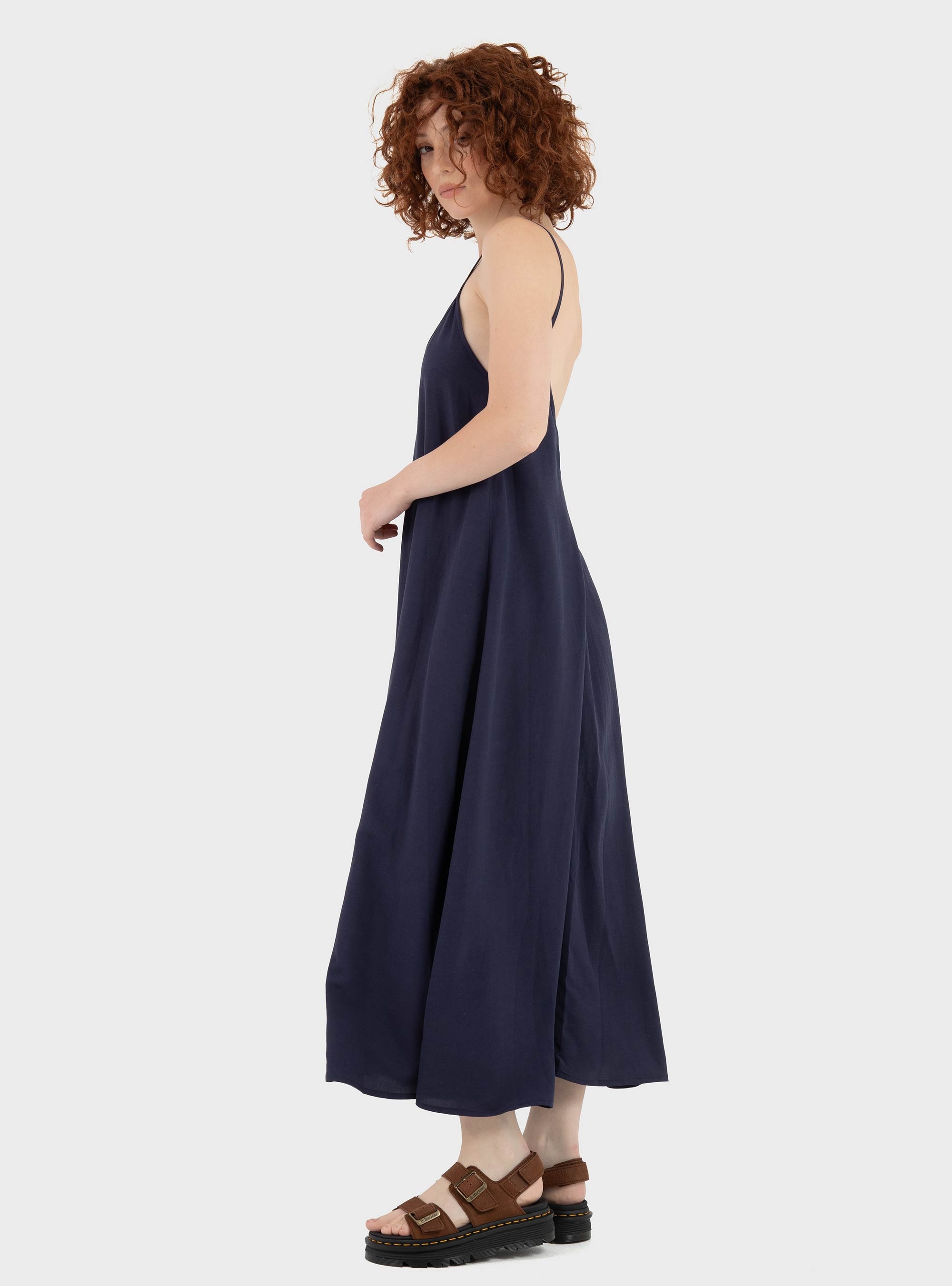 Black & Black  Dress - Blue