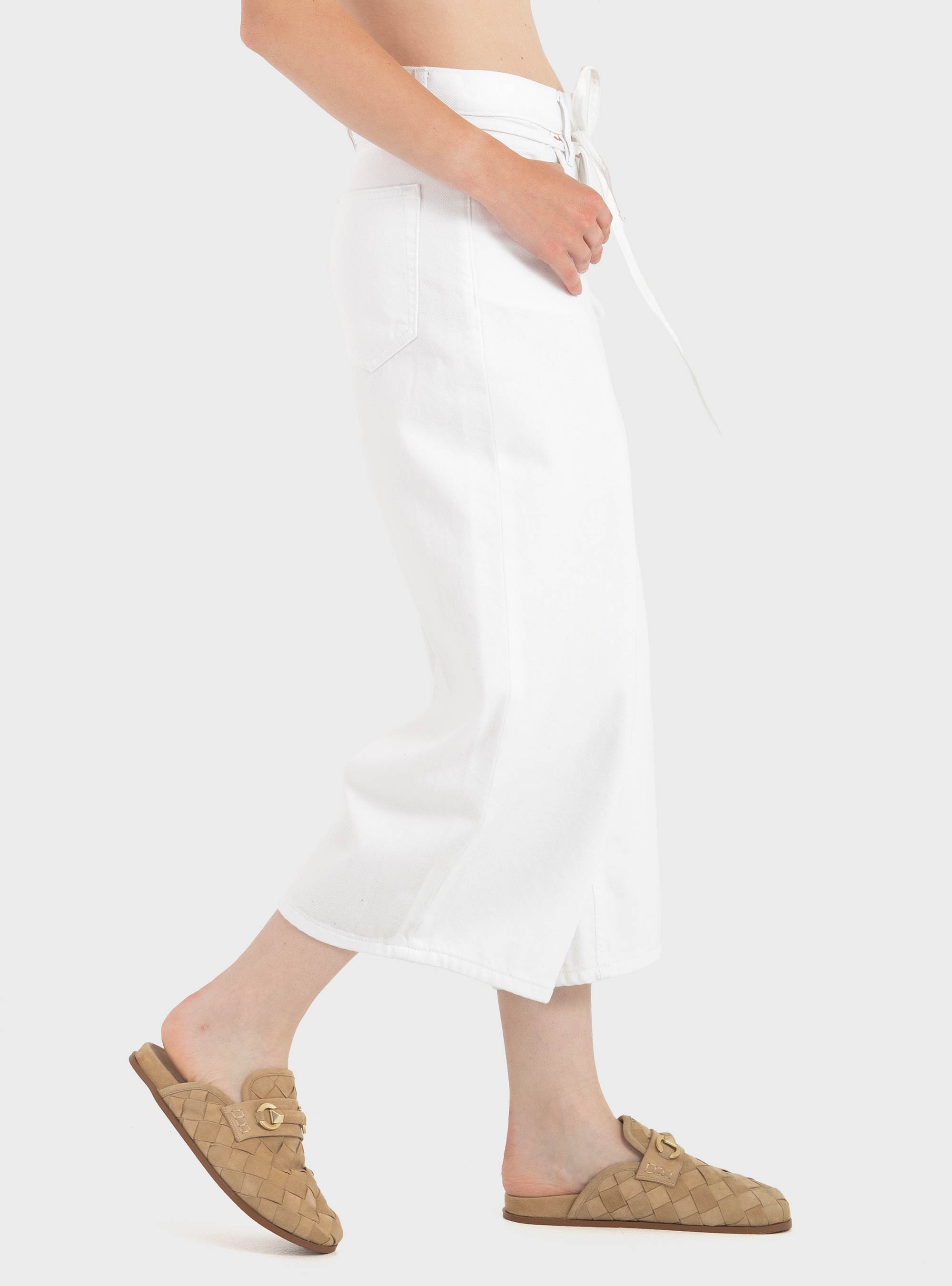 Only Gianna Mid Waist Culottes - White