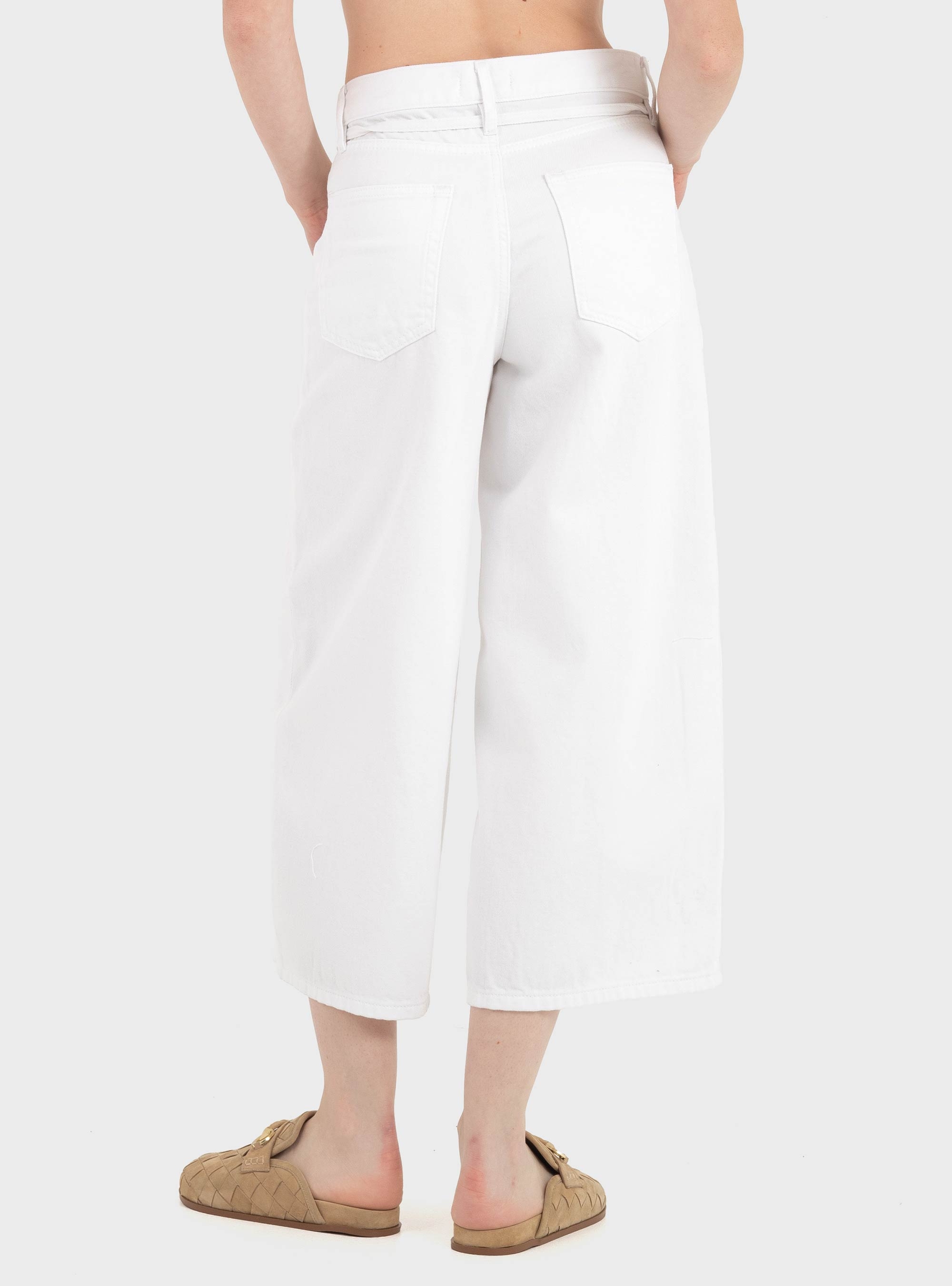 Only Gianna Mid Waist Culottes - White